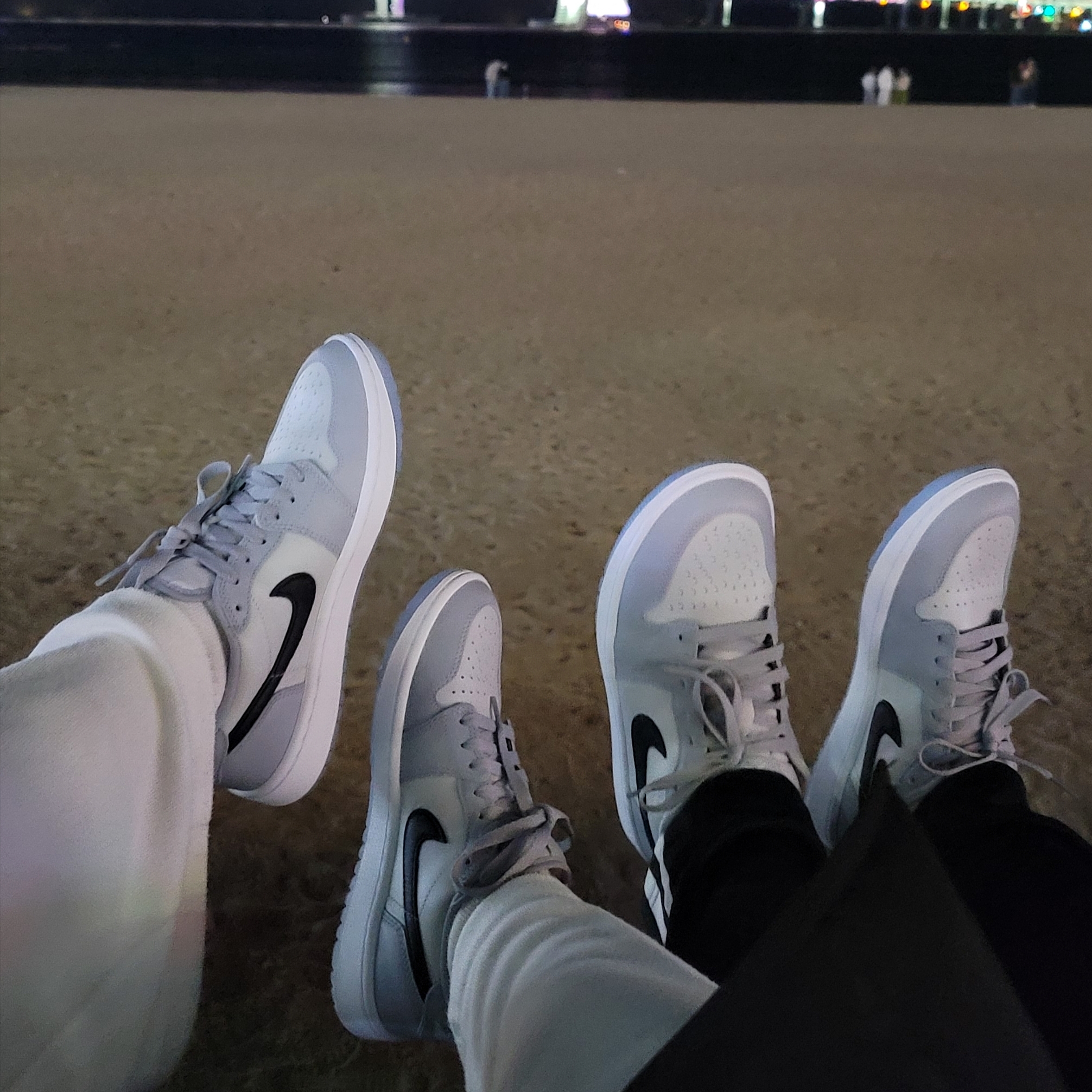 Jordan 1 Low Golf Wolf Grey 착용 스타일