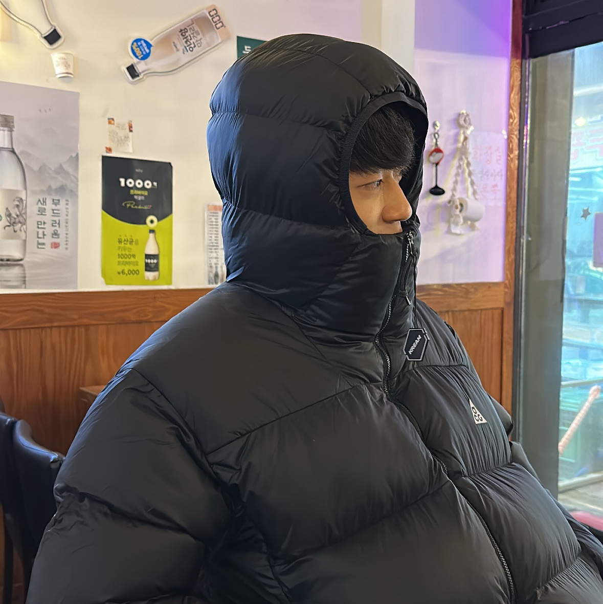 Nike ACG Therma-Fit ADV Lunar Lake Puffer Jacket Black - Asia 착용 스타일 - 1