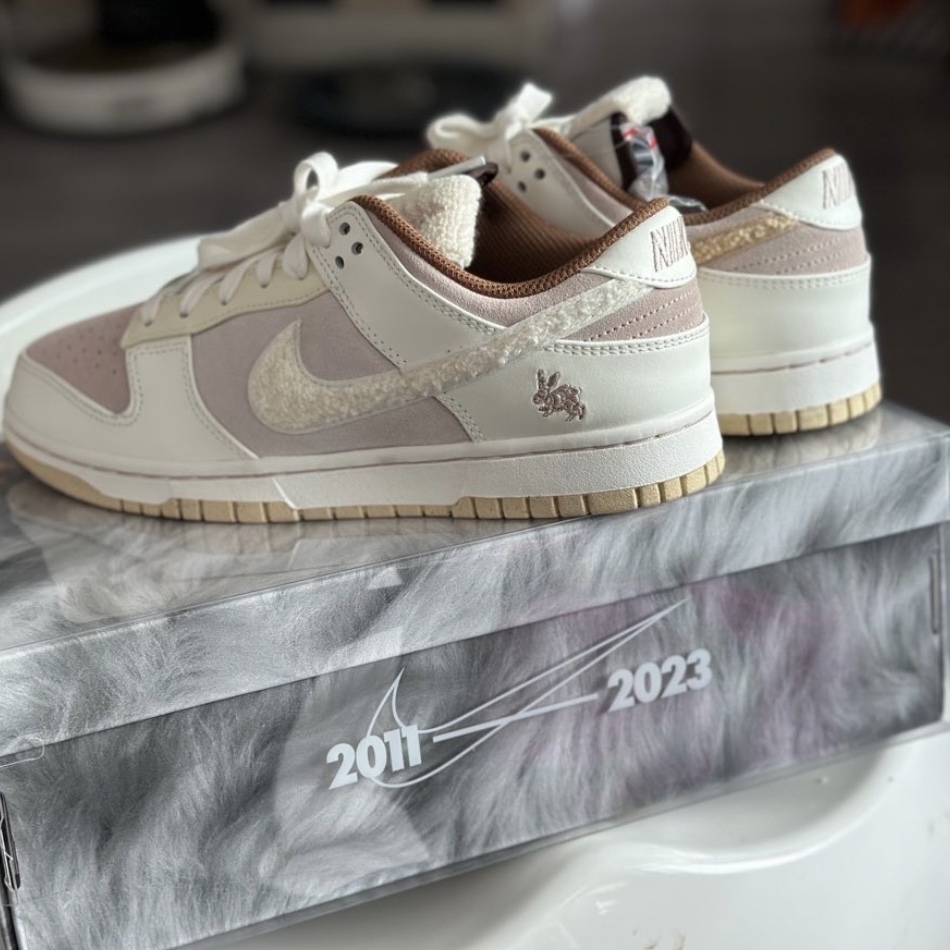 Nike Dunk Low Year of The Rabbit Brown Sail 착용 스타일