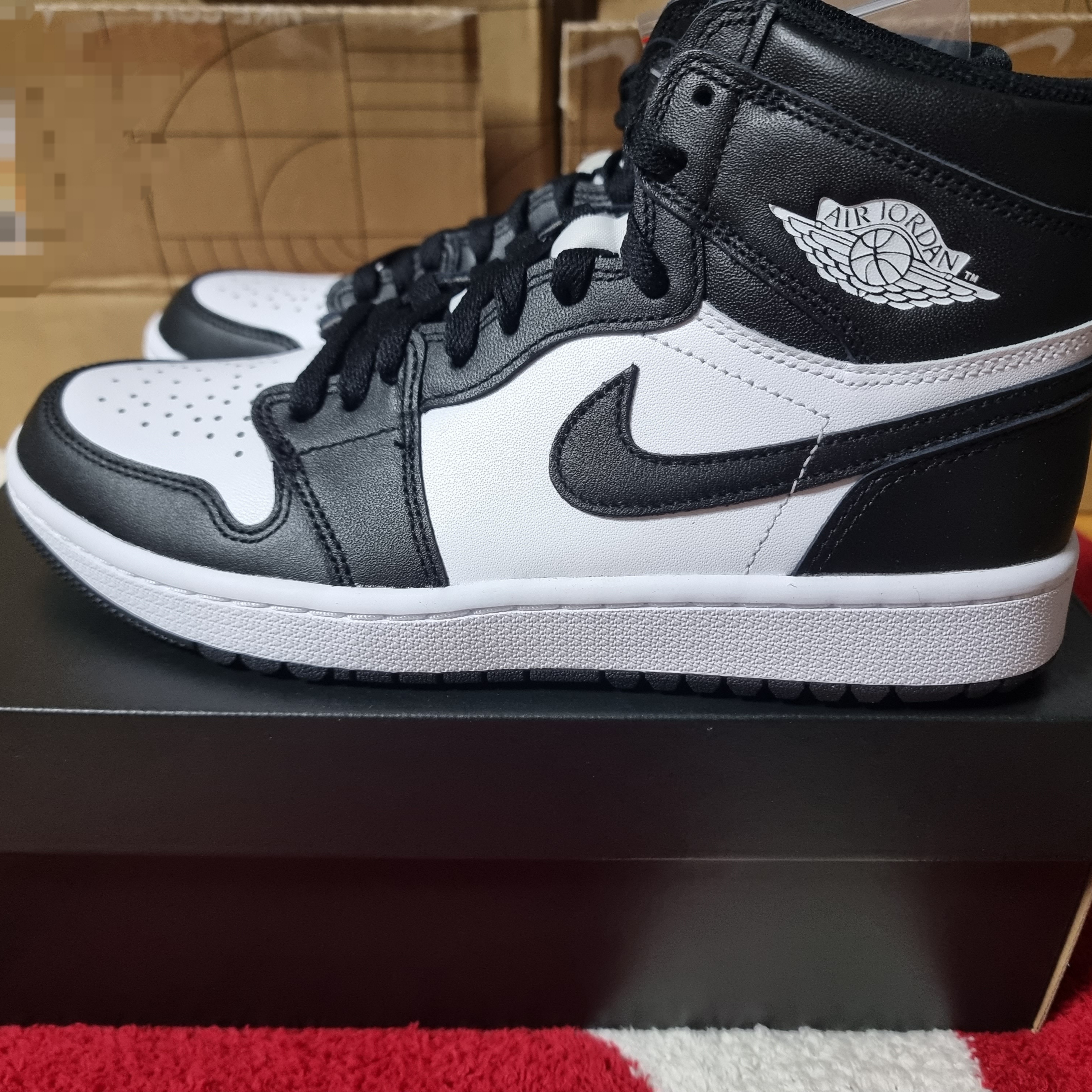 Jordan 1 High Golf White Black 착용 스타일 - 1