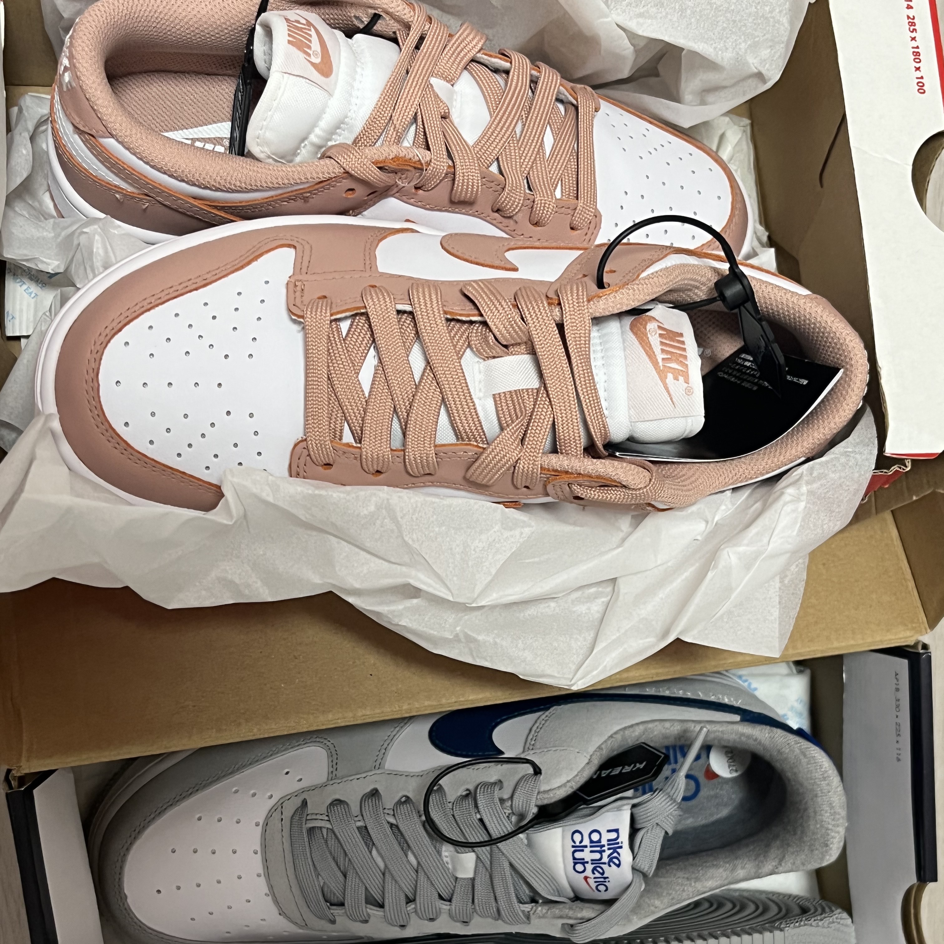 (W) Nike Dunk Low Rose Whisper 착용 스타일