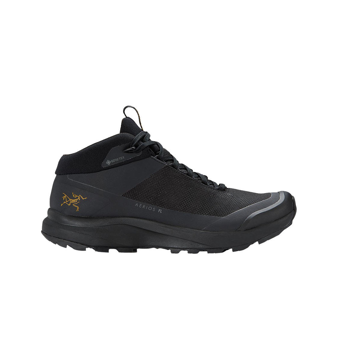 (W) 아크테릭스 에어리어스 FL 2 미드 고어텍스 블랙((W) Arc'teryx Aerios FL 2 Mid GTX Black) - 1