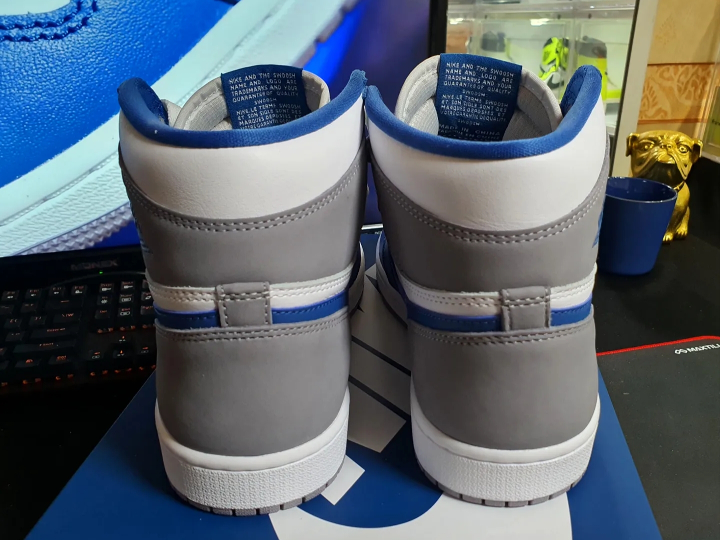 Jordan 1 Retro High OG True Blue, Jordan 1 Retro High OG Chicago 2022 착용 스타일 - 2