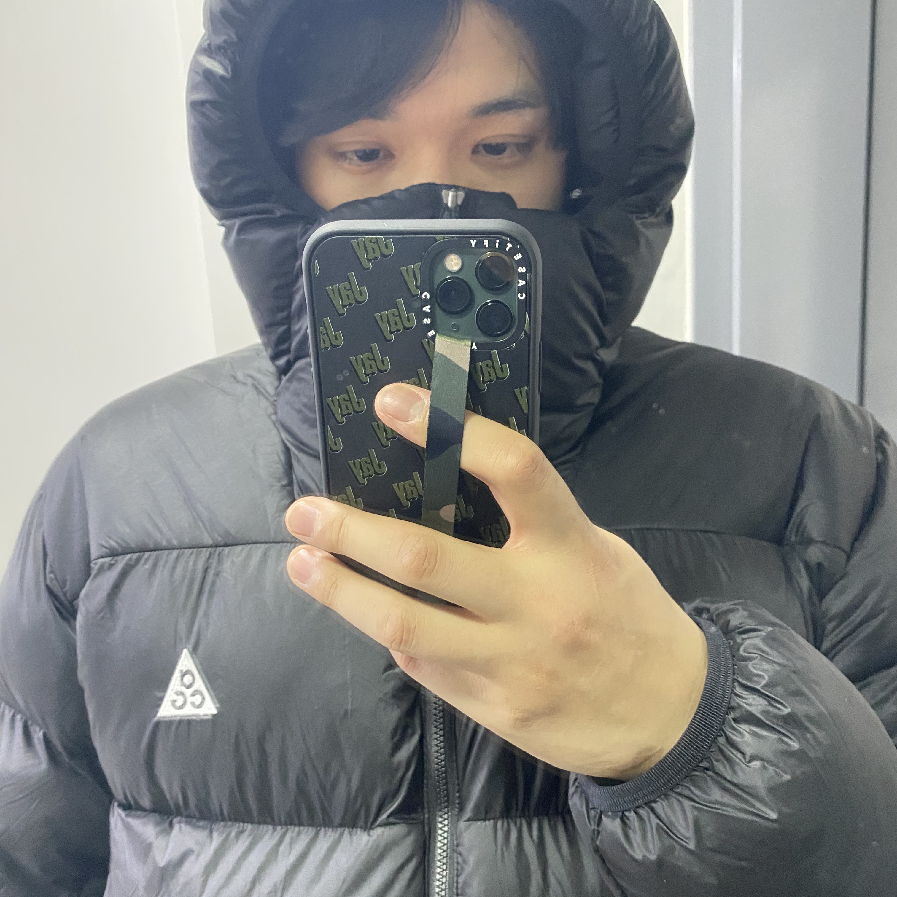Nike ACG Therma-Fit ADV Lunar Lake Puffer Jacket Black - Asia 착용 스타일 - 1