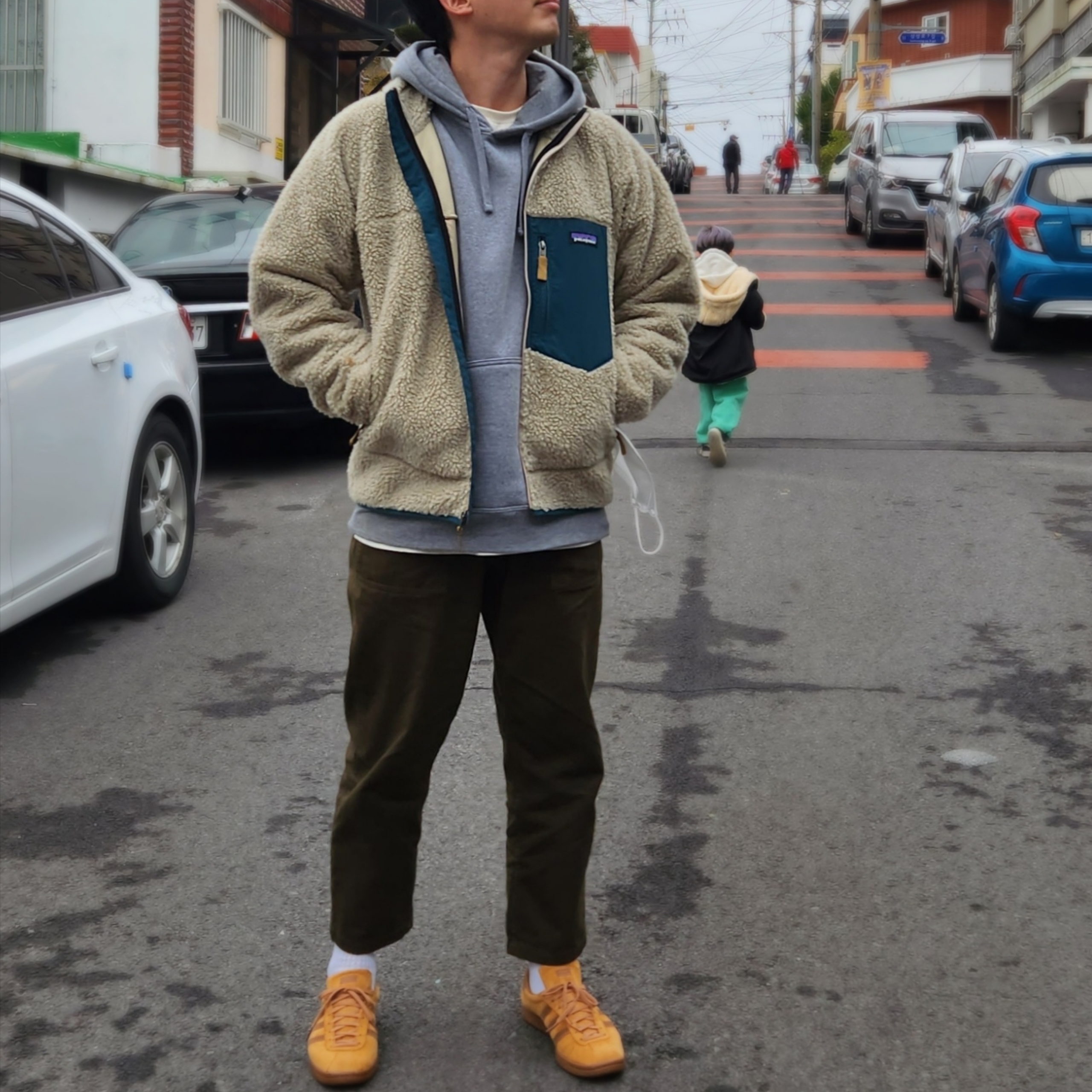 Adidas Tobacco Gruen Mesa Brown Desert 착용 스타일