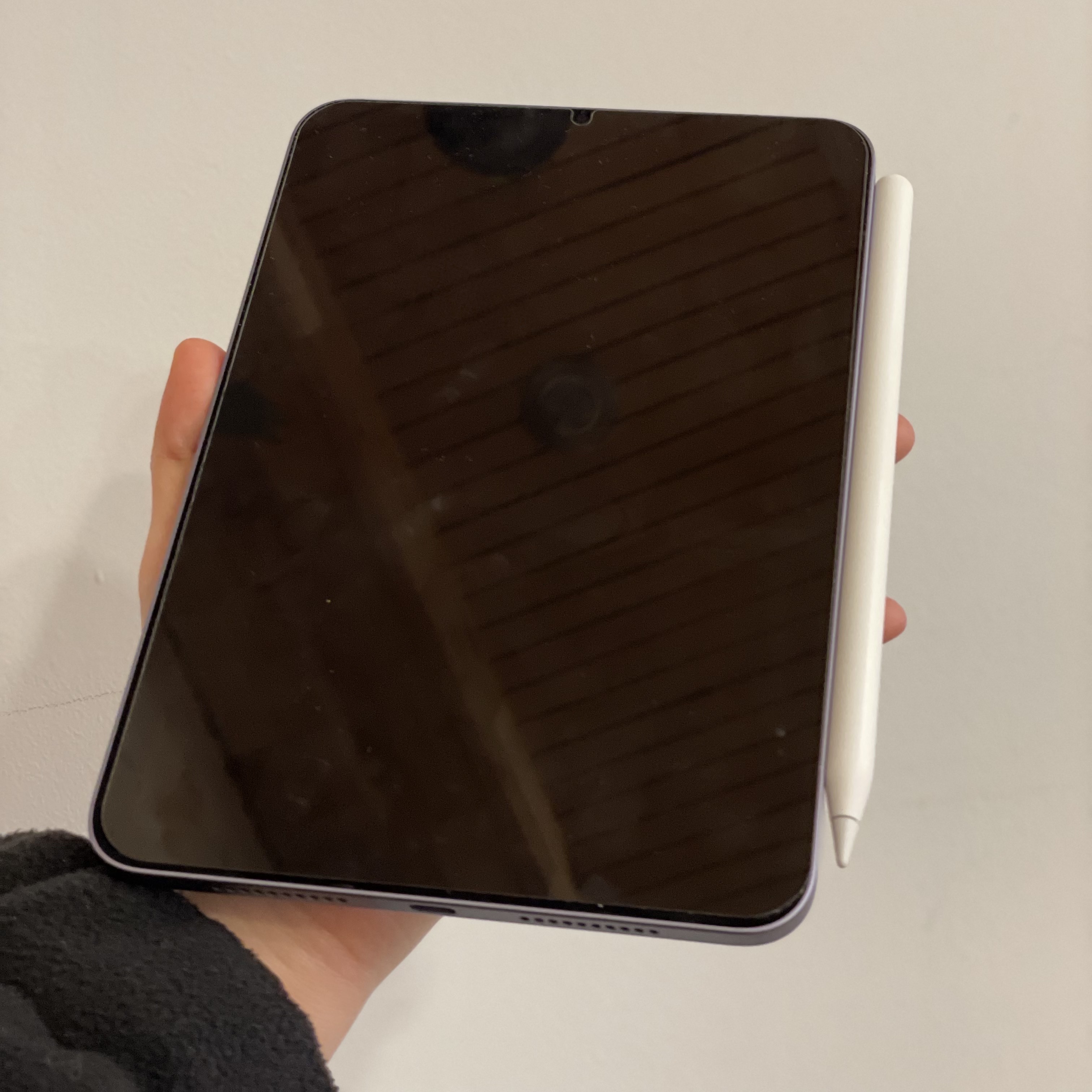 Apple iPad Mini 6th Gen Wifi 64GB Purple (Korean Ver.) 착용 스타일 - 2