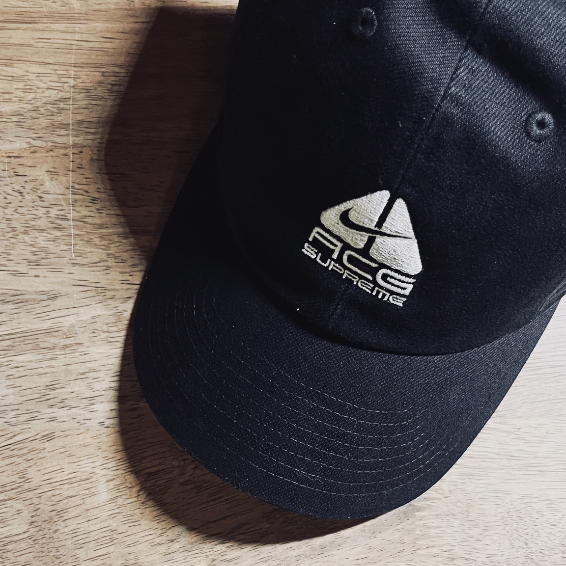 Supreme x Nike ACG Denim 6-Panel Black - 22FW 착용 스타일