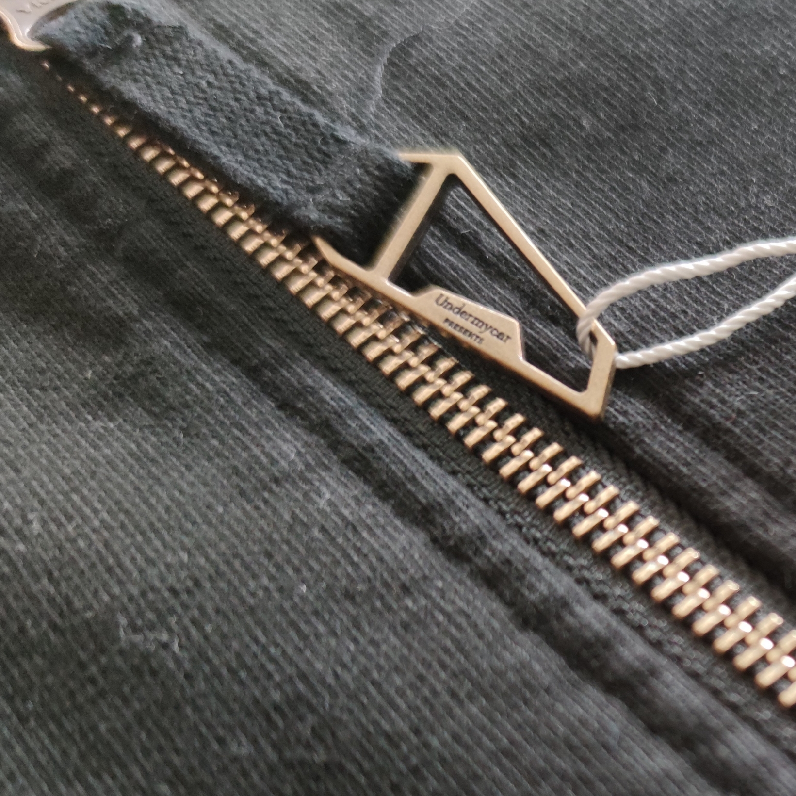 Undermycar Otter Oversized Damage-Washed Hood Zip-Up Sepia - 22FW 착용 스타일 - 5