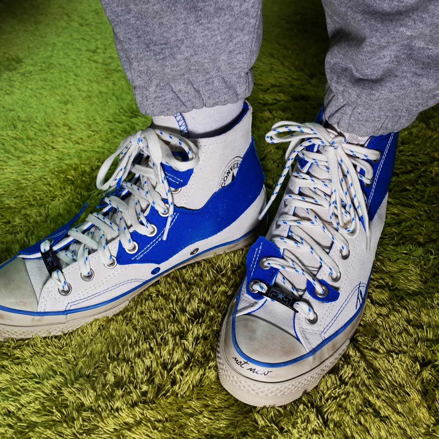 Converse x Ader Error Chuck 70 High White 착용 스타일 - 3