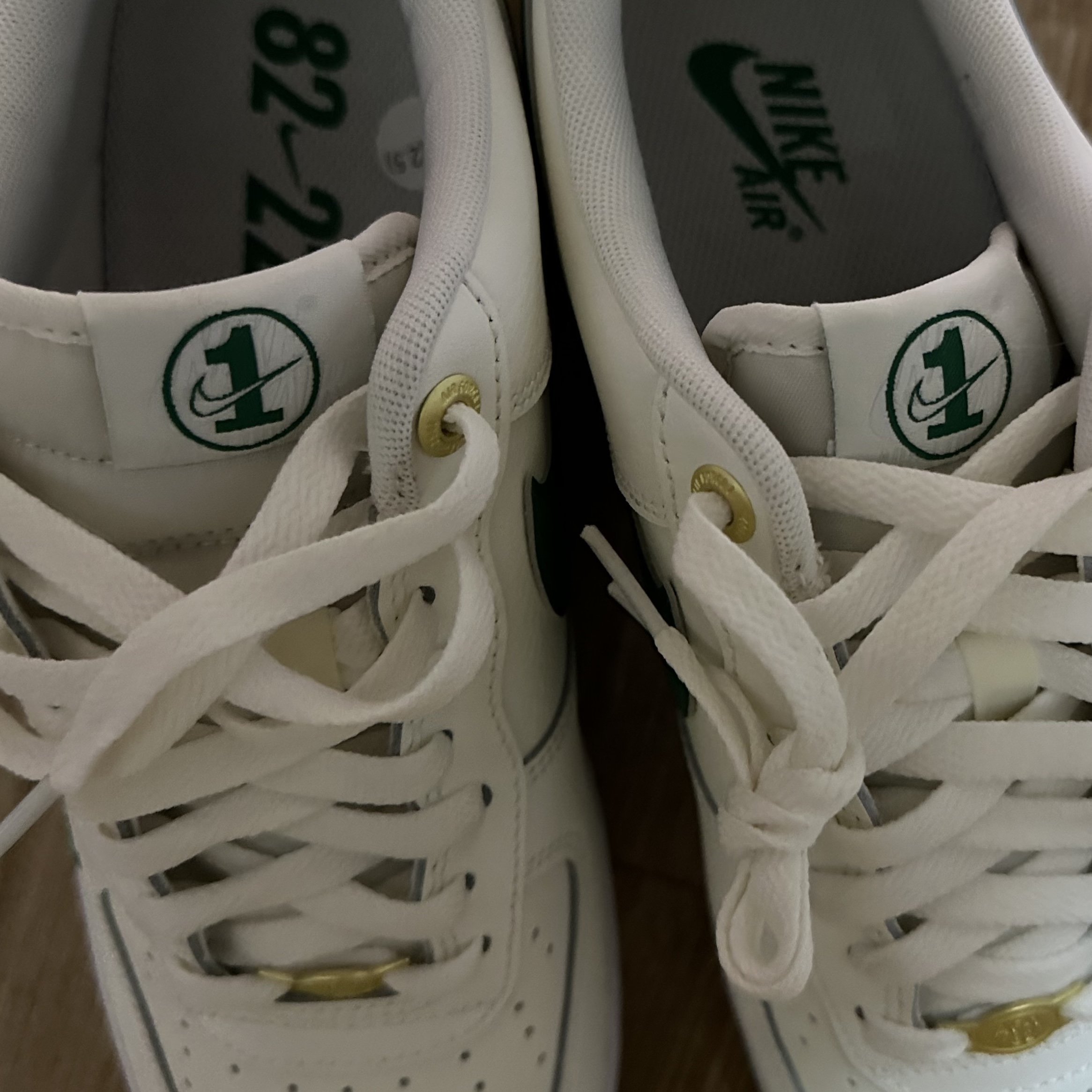 Nike Air Force 1 '07 LV8 40th Anniversary Join Forces Sail Malachite 착용 스타일