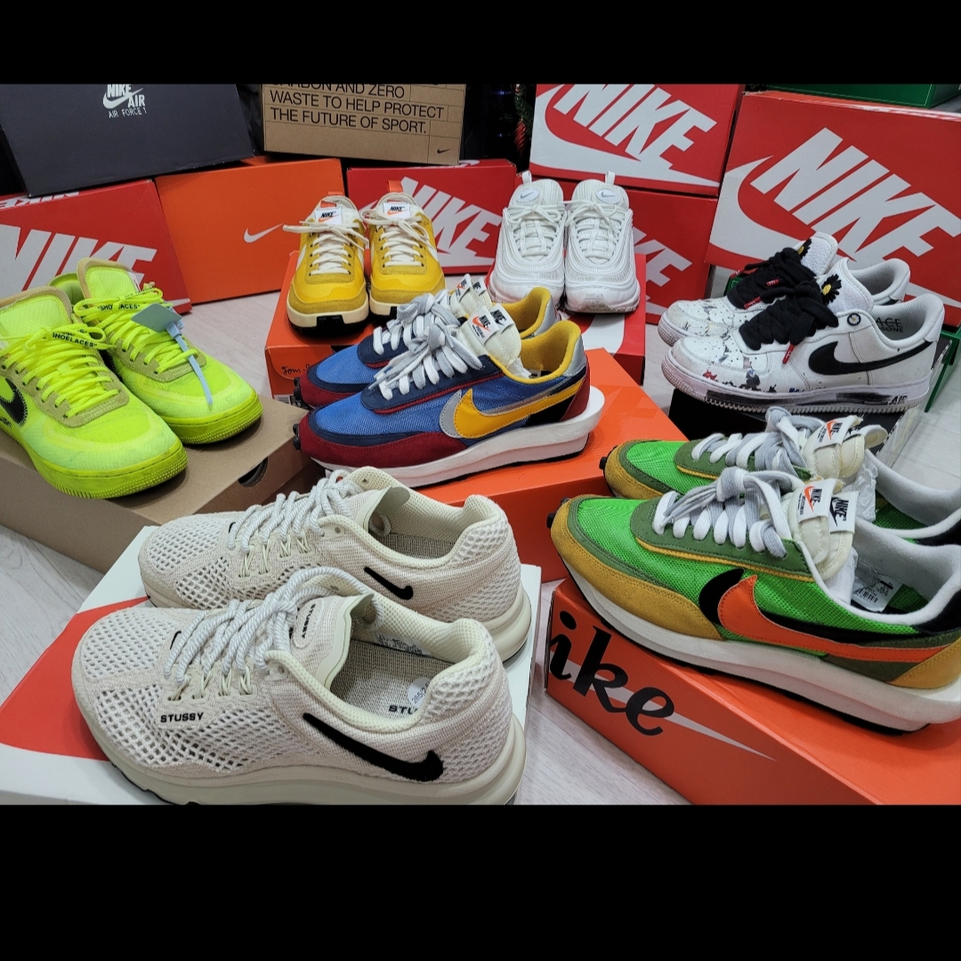 Nike x Tom Sachs General Purpose Shoe Archive, Nike x Sacai LDWaffle Blue Multi 착용 스타일