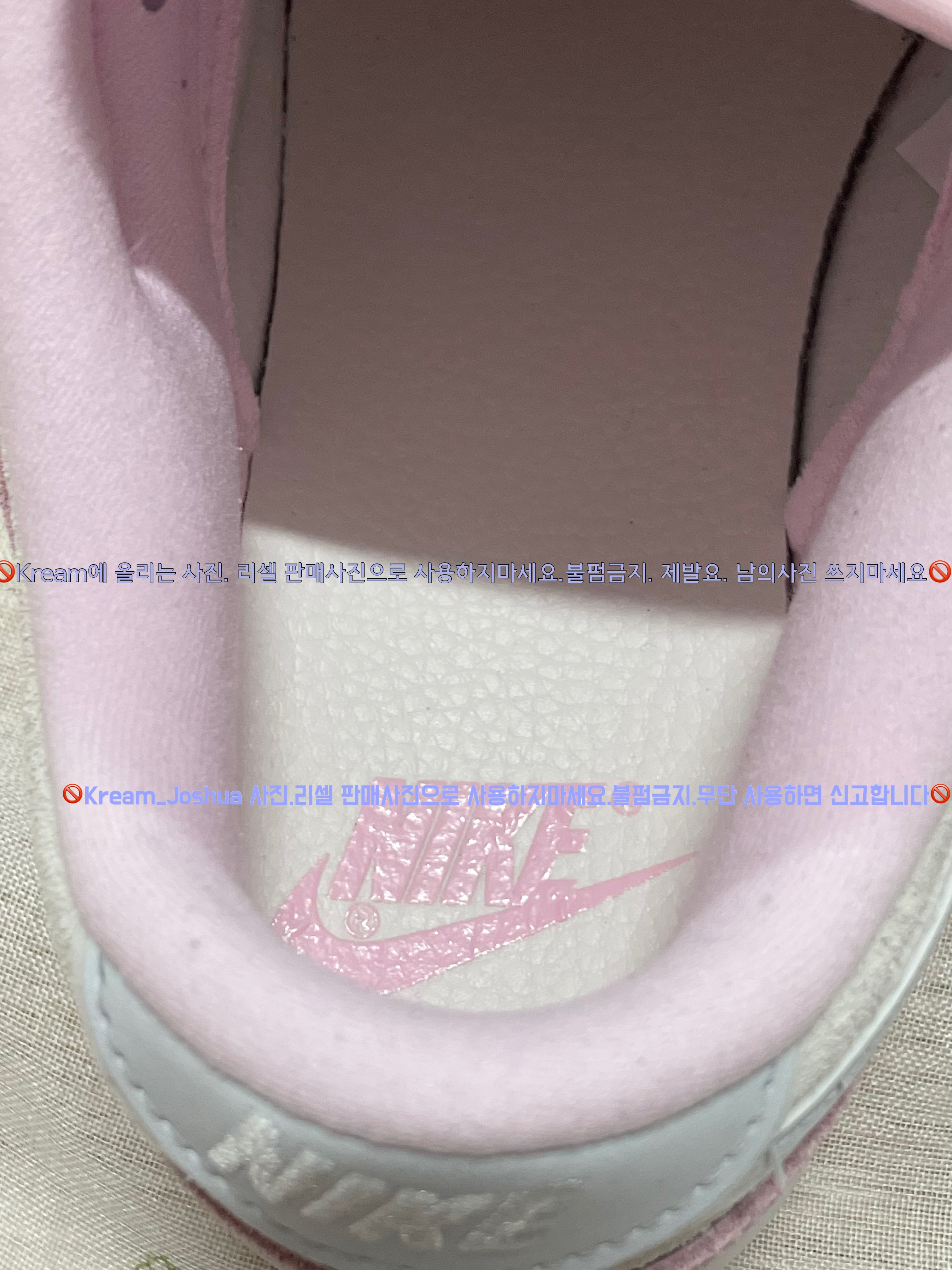 (Kids) Nike Everyday Plus Socks Pink White (6 Pack/Korean Ver.), (Kids) Nike Everyday Plus Socks Purple (3 Pack/Korean Ver.) 착용 스타일 - 4
