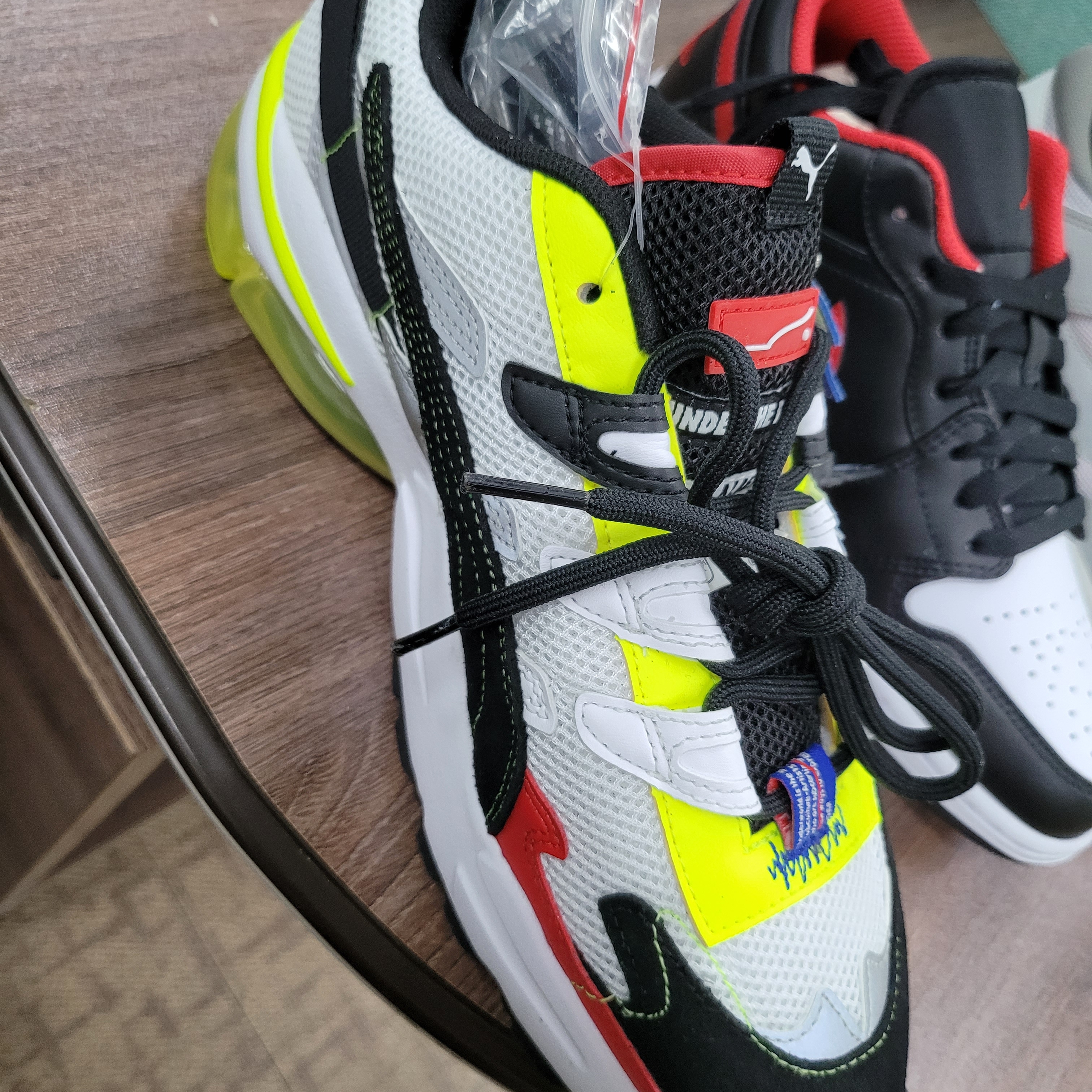 Puma x Ader Error Cell Alien White Black 착용 스타일 - 2