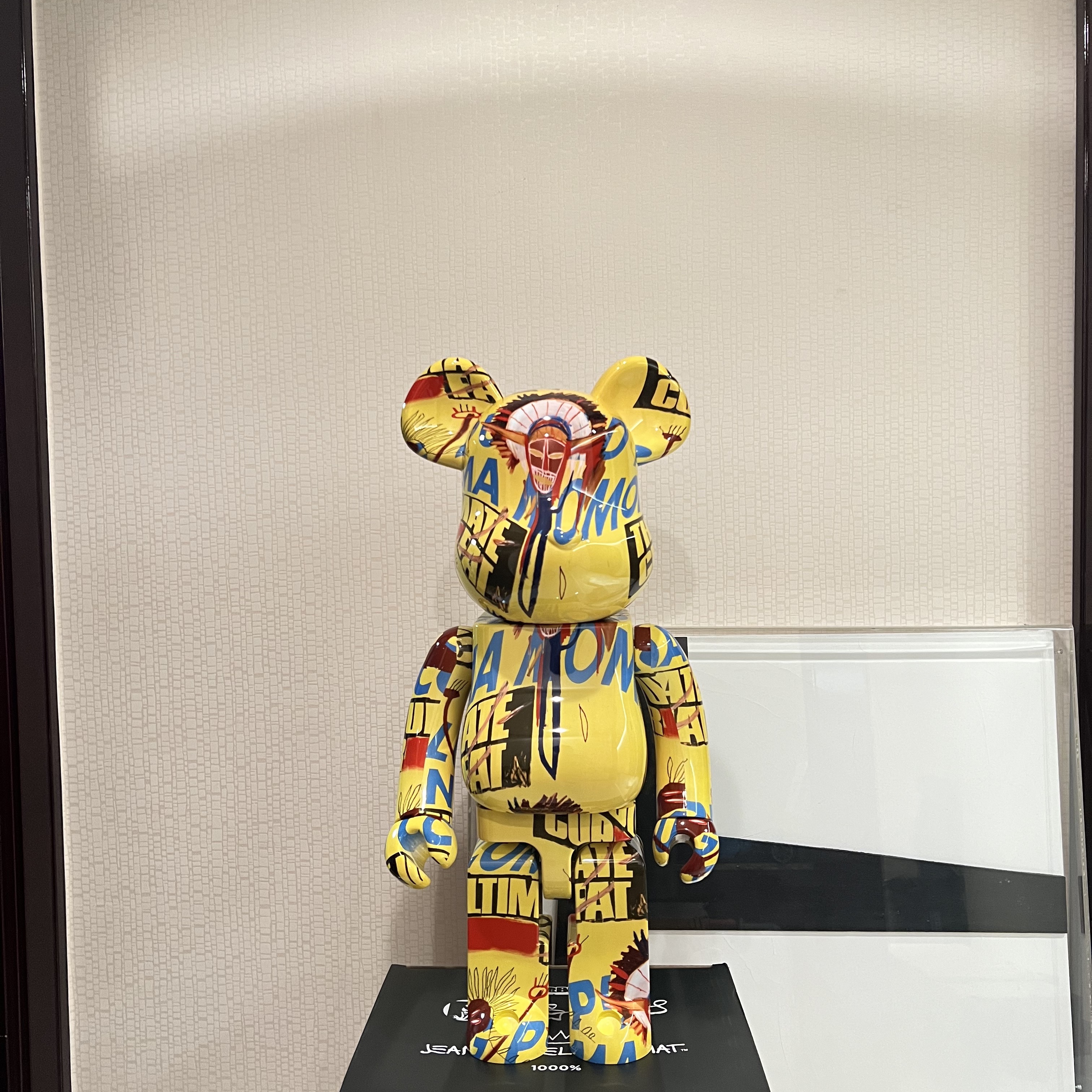 Bearbrick Andy Warhol x Jean-Michel Basquiat #3 1000% 착용 스타일 - 1