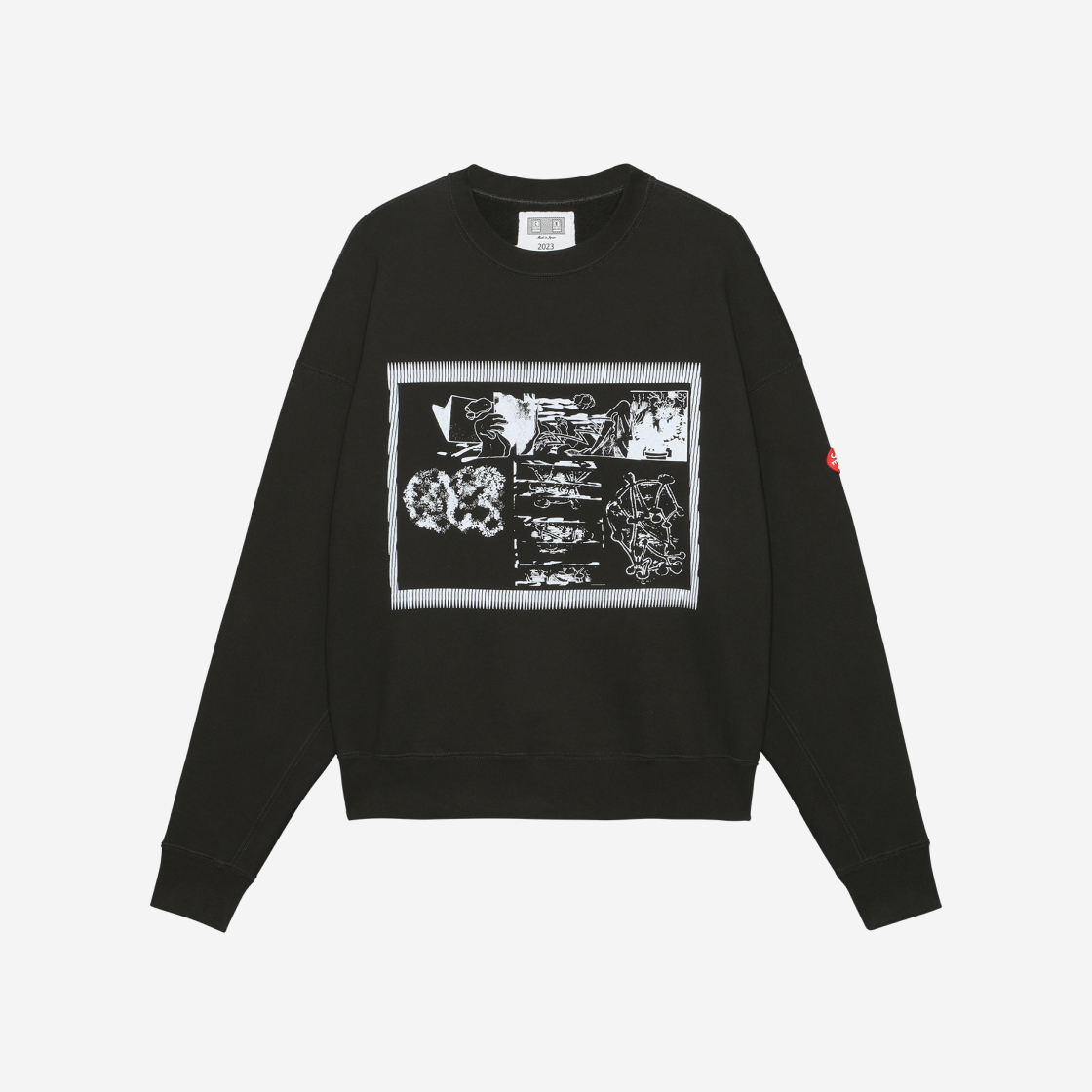 카브엠트 FK 시트10 크루넥 블랙 - 23SS | Cav Empt | KREAM