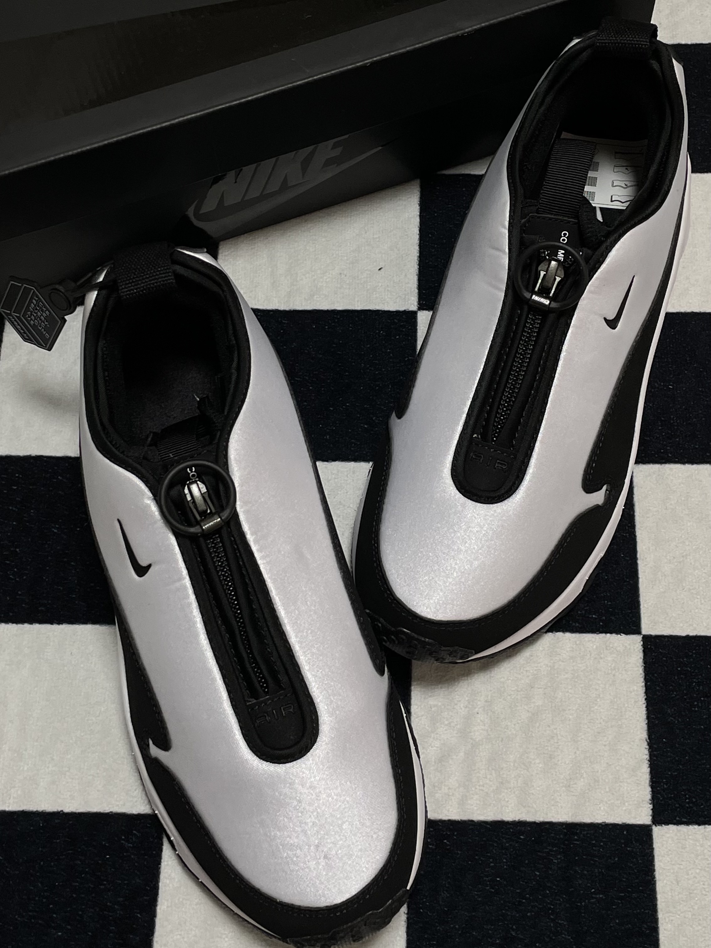Nike x Comme des Garcons Homme Plus Air Max Sunder SP White Black 착용 스타일 - 2