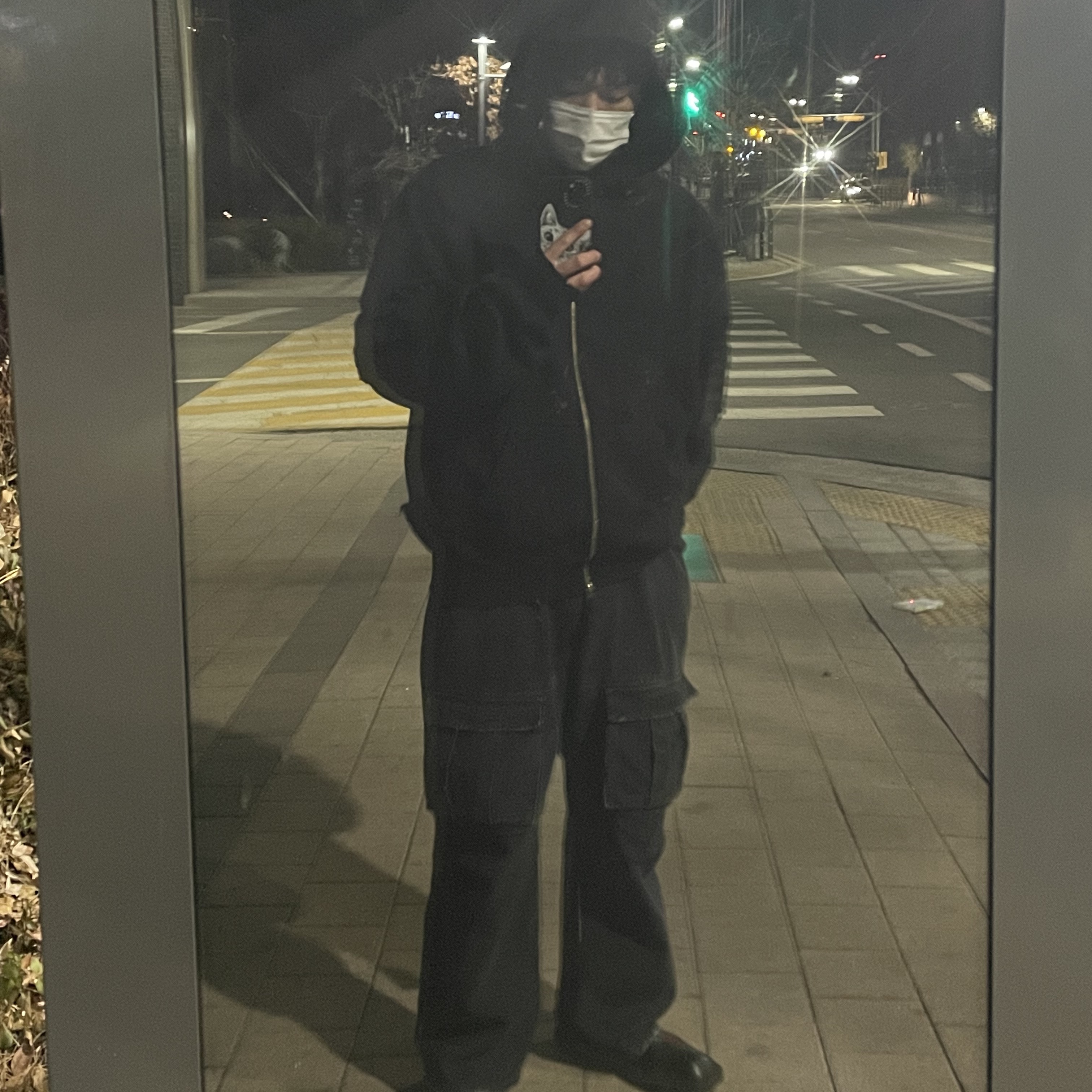 Undermycar Otter Oversized Damage-Washed Hood Zip-Up Sepia - 22FW 착용 스타일 - 2