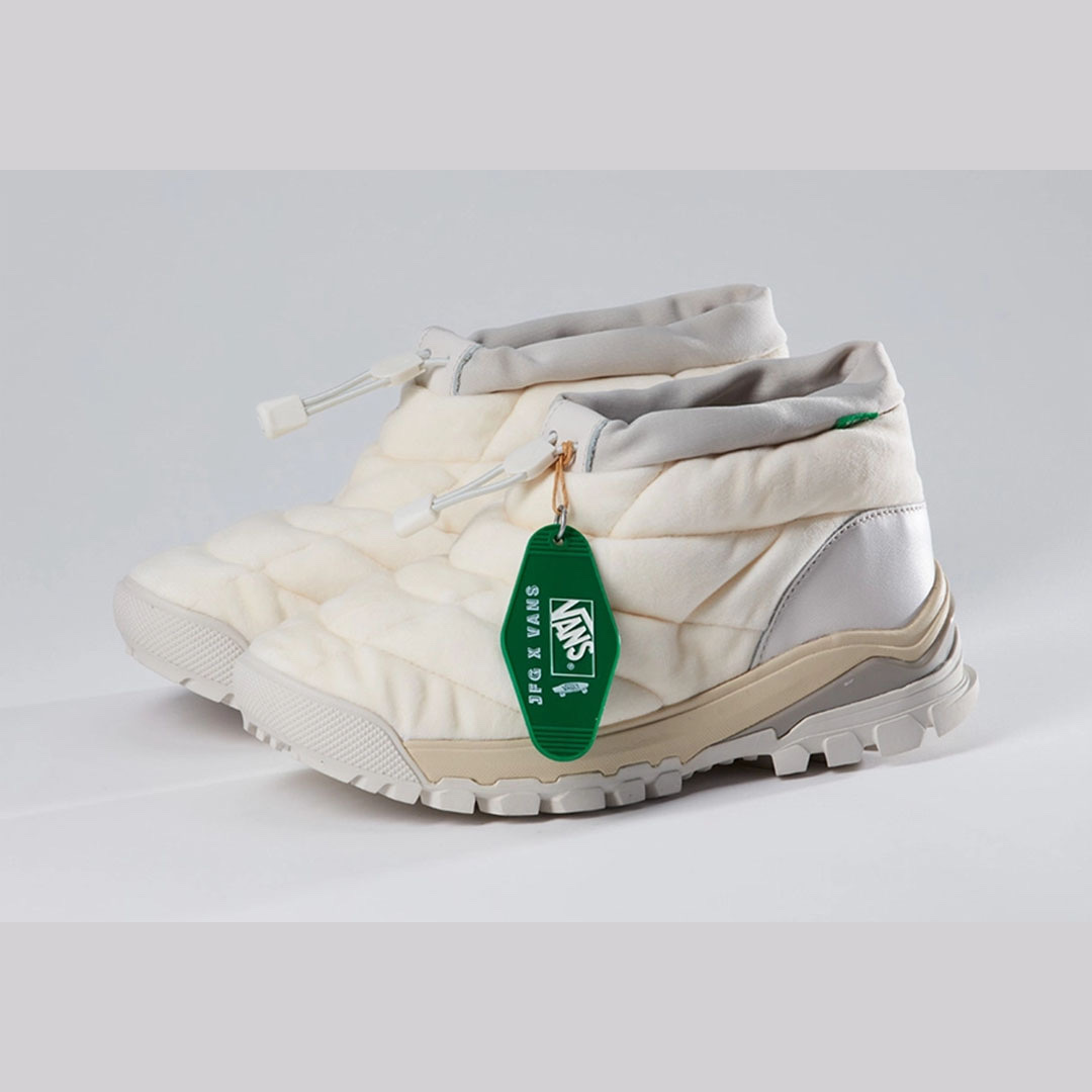 Vans Vault x Joe Freshgoods SK8-Hi Reissue Platform VLT LX Coral Almond, Vans Vault x Joe Freshgoods SK8-Hi Reissue Platform VLT LX Camel 착용 스타일 - 5
