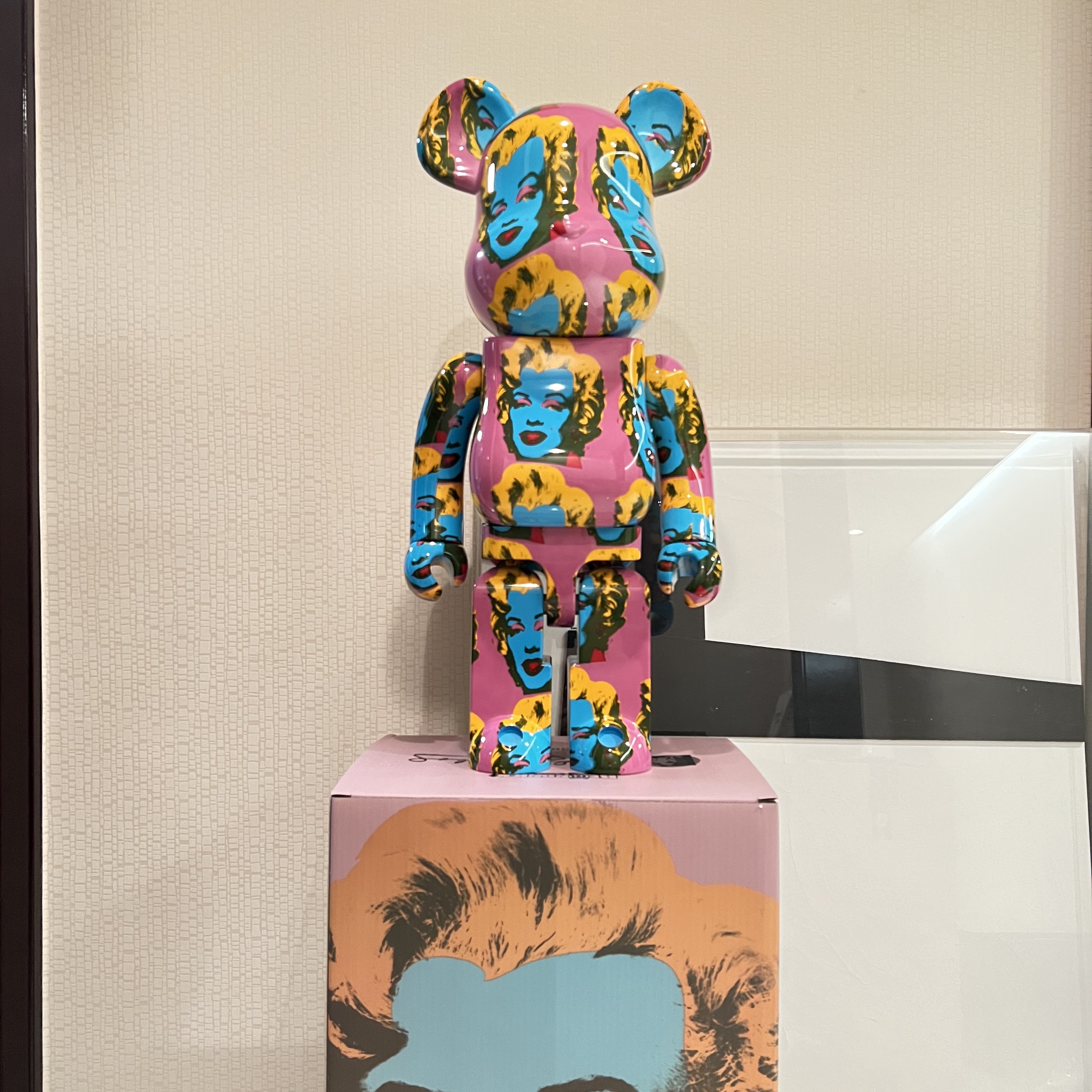 Bearbrick Andy Warhol Marilyn Monroe #2 1000% 착용 스타일 - 1