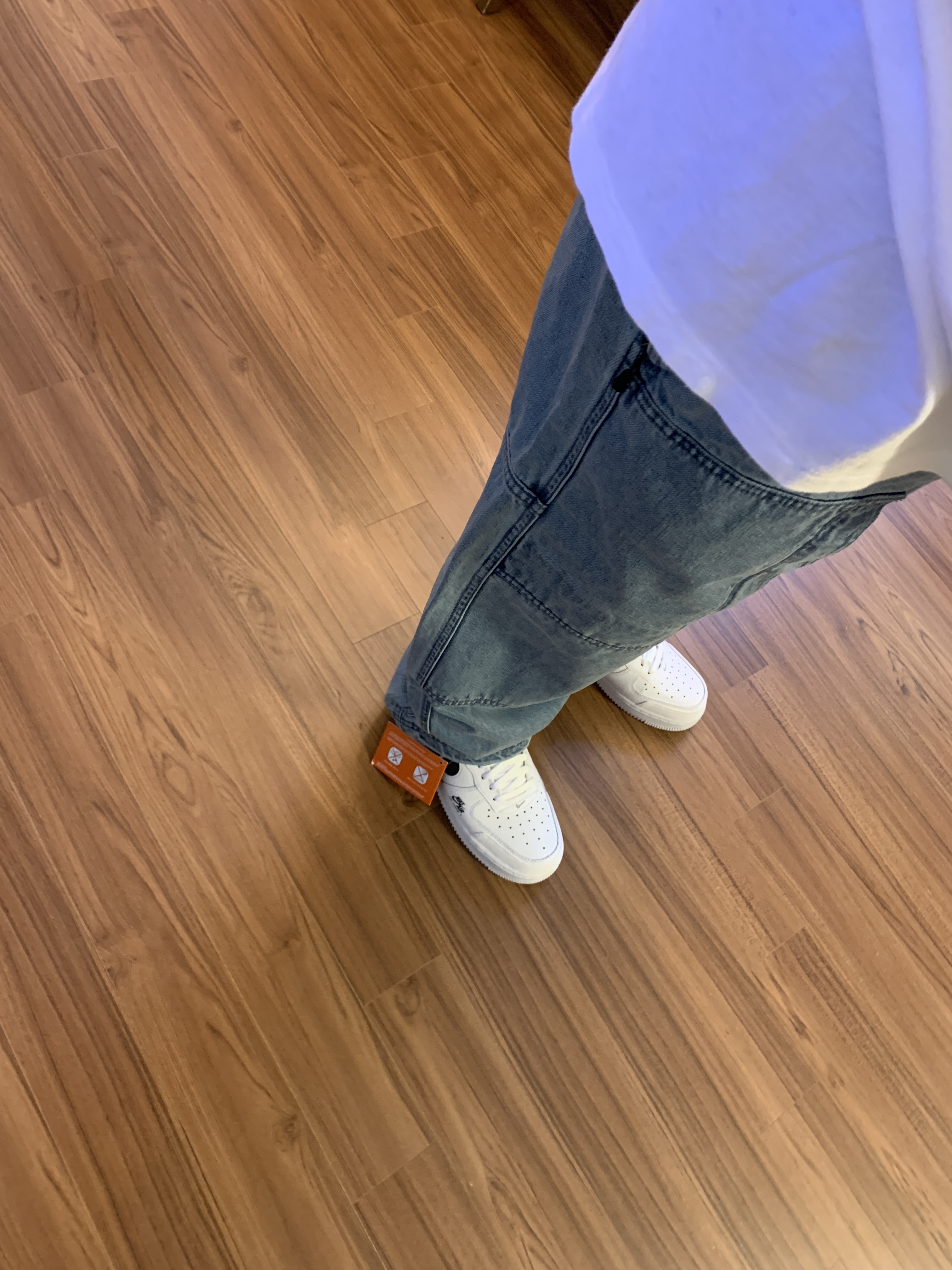 Supreme x Nike ACG Belted Denim Pants Washed Blue - 22FW 착용 스타일 - 3
