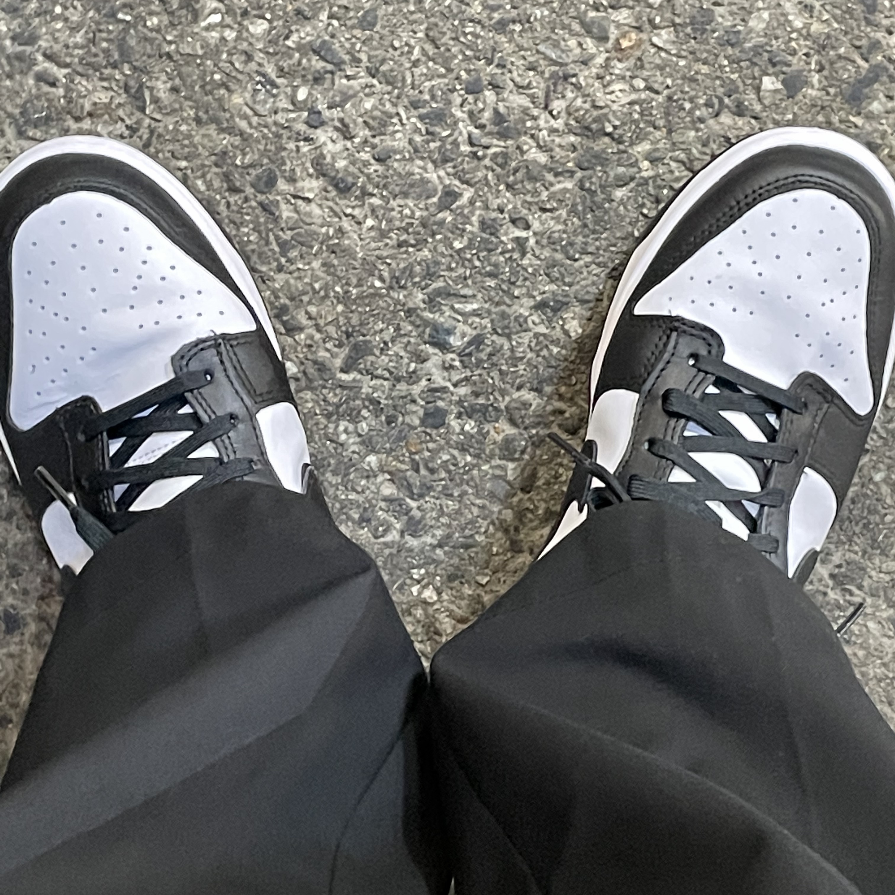 Nike Dunk Low Retro Black 착용 스타일