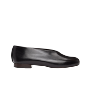 (W) Lemaire Stitch Slippers Black