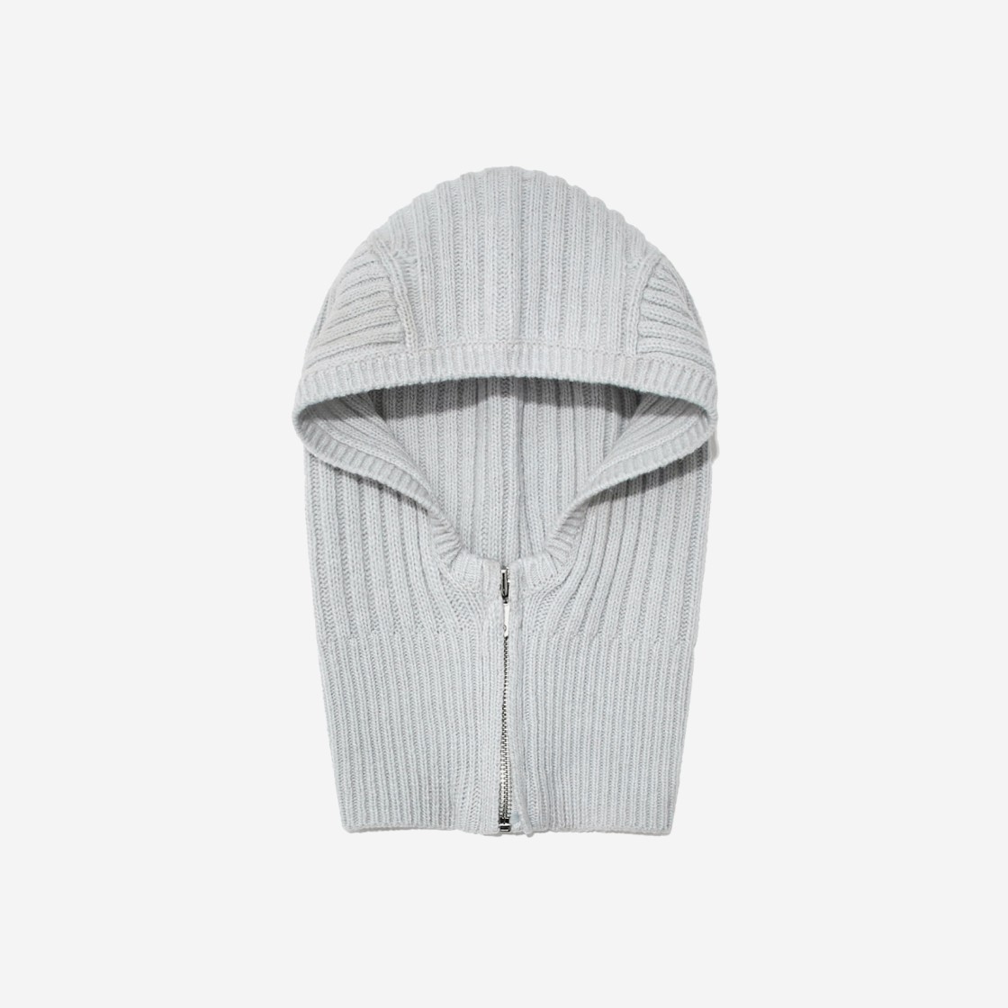 (W) Open Yy Zip Up Balaclava Grayish Blue 상세 이미지 2