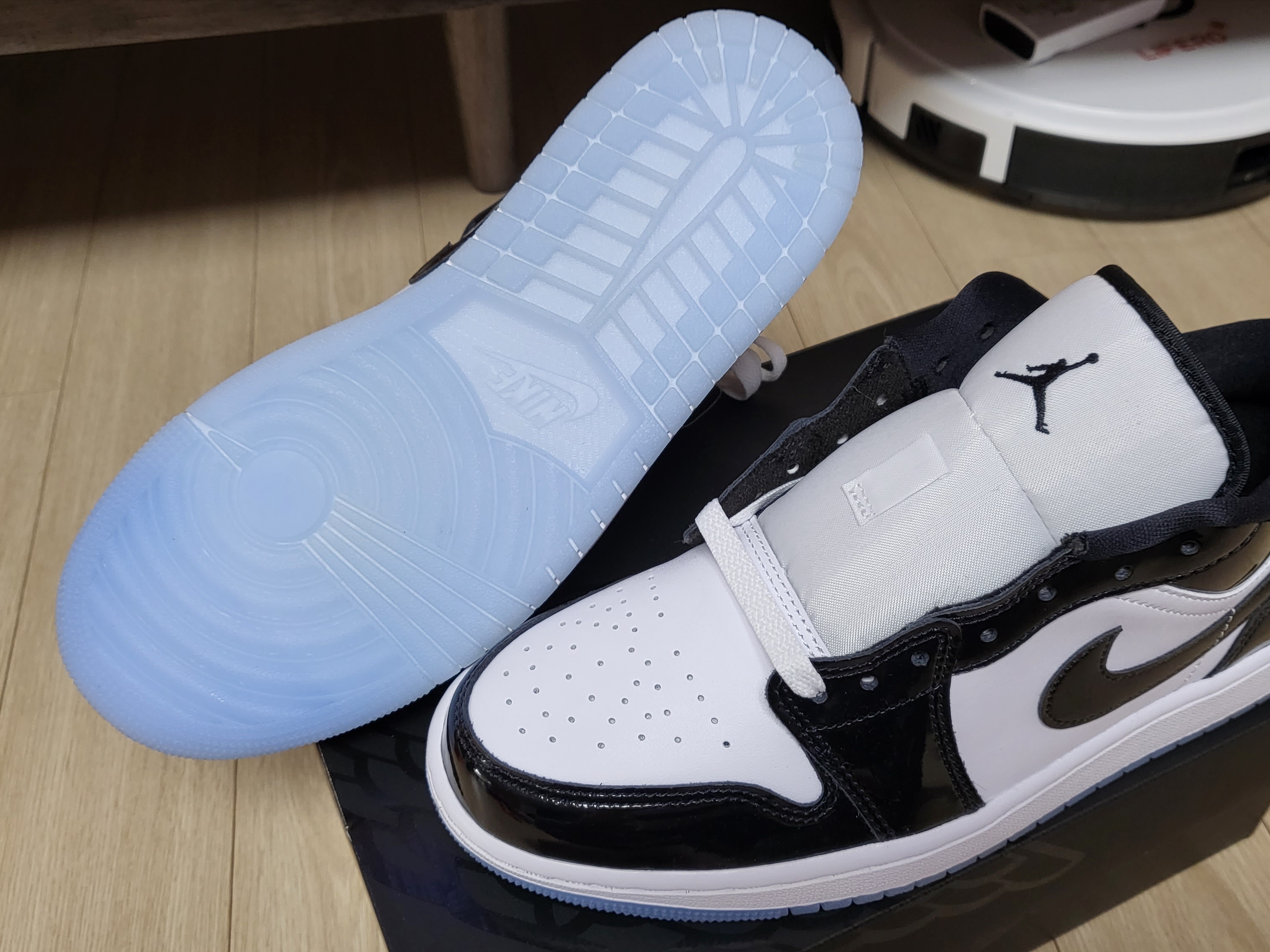 Jordan 1 Low SE Concord 착용 스타일 - 3