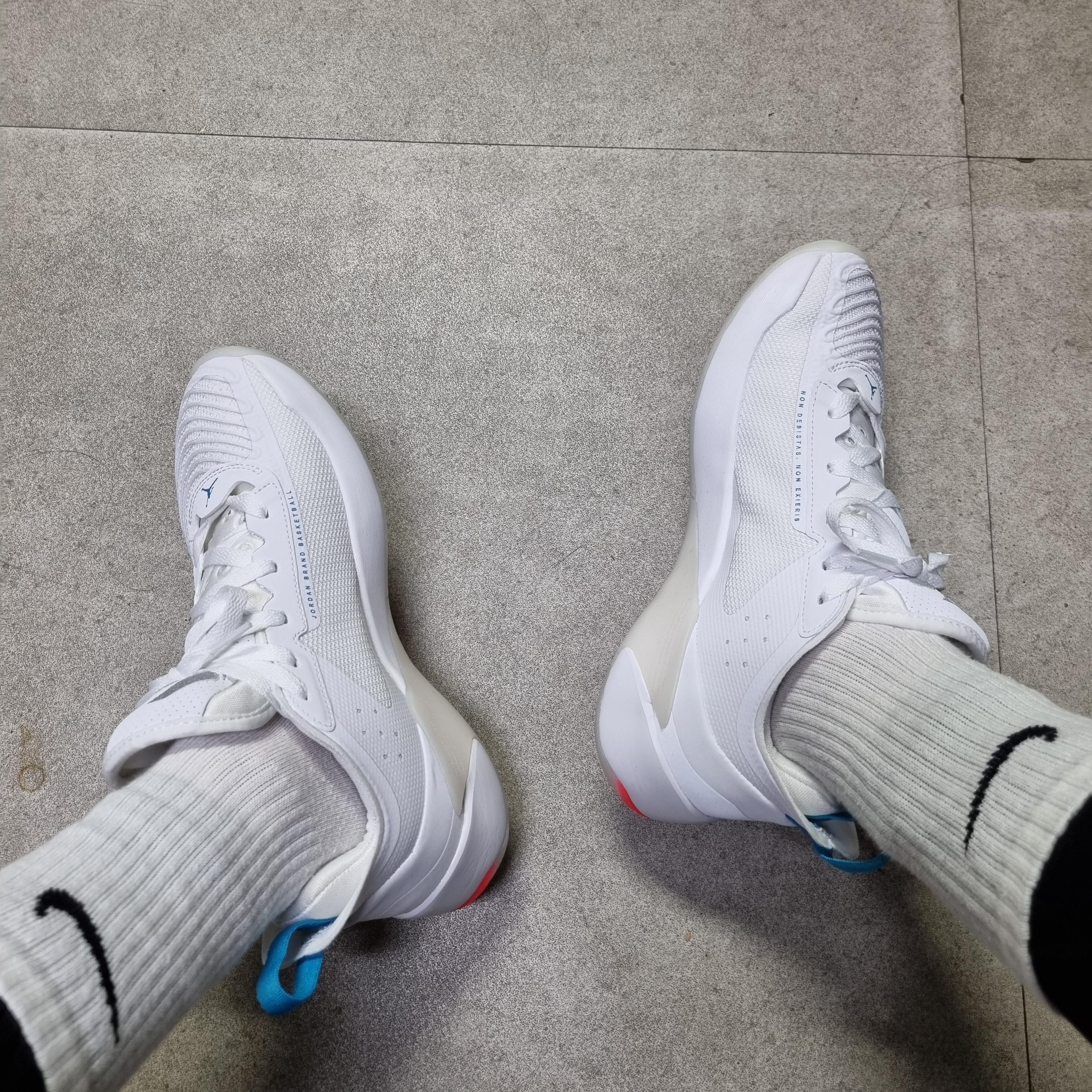 Jordan Luka 1 PF Neo Turquoise 착용 스타일 - 1