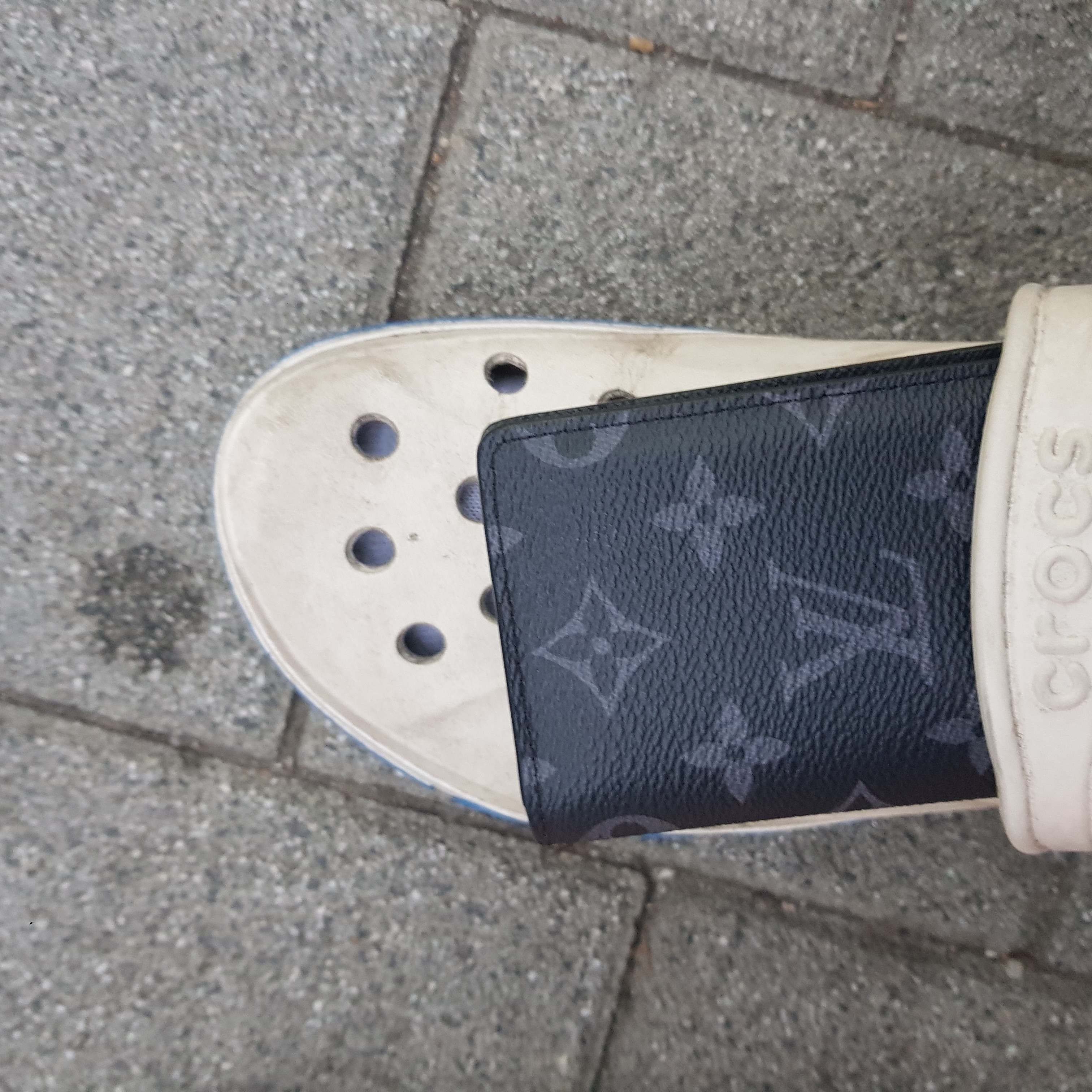 Louis Vuitton Pocket Organizer Monogram Eclipse 착용 스타일