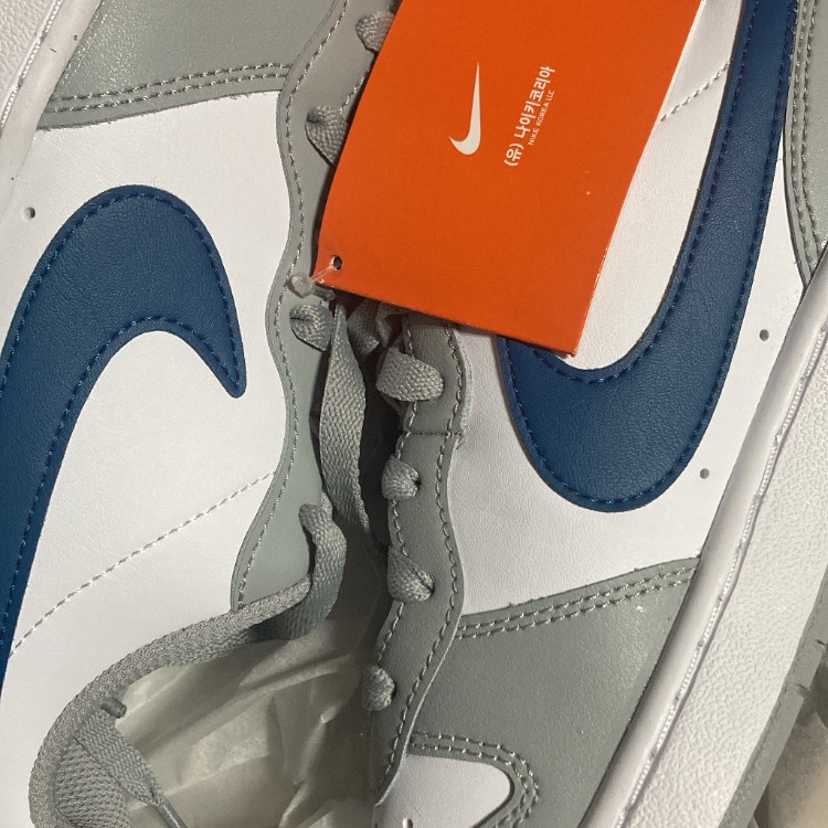 (GS) Nike Court Borough Low 2 Light Smoke Grey 착용 스타일