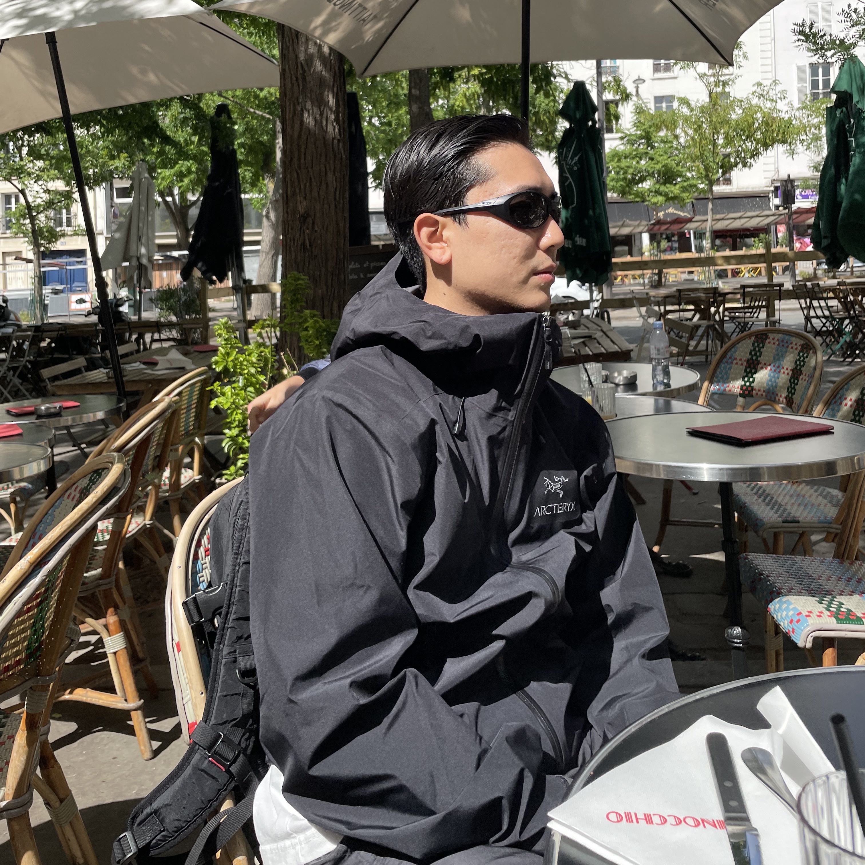 Oakley Eye Jacket Redux Matte Black Frame Prizm Grey Lenses High Bridge Fit, Supreme Backpack Black - 18FW 착용 스타일 - 1