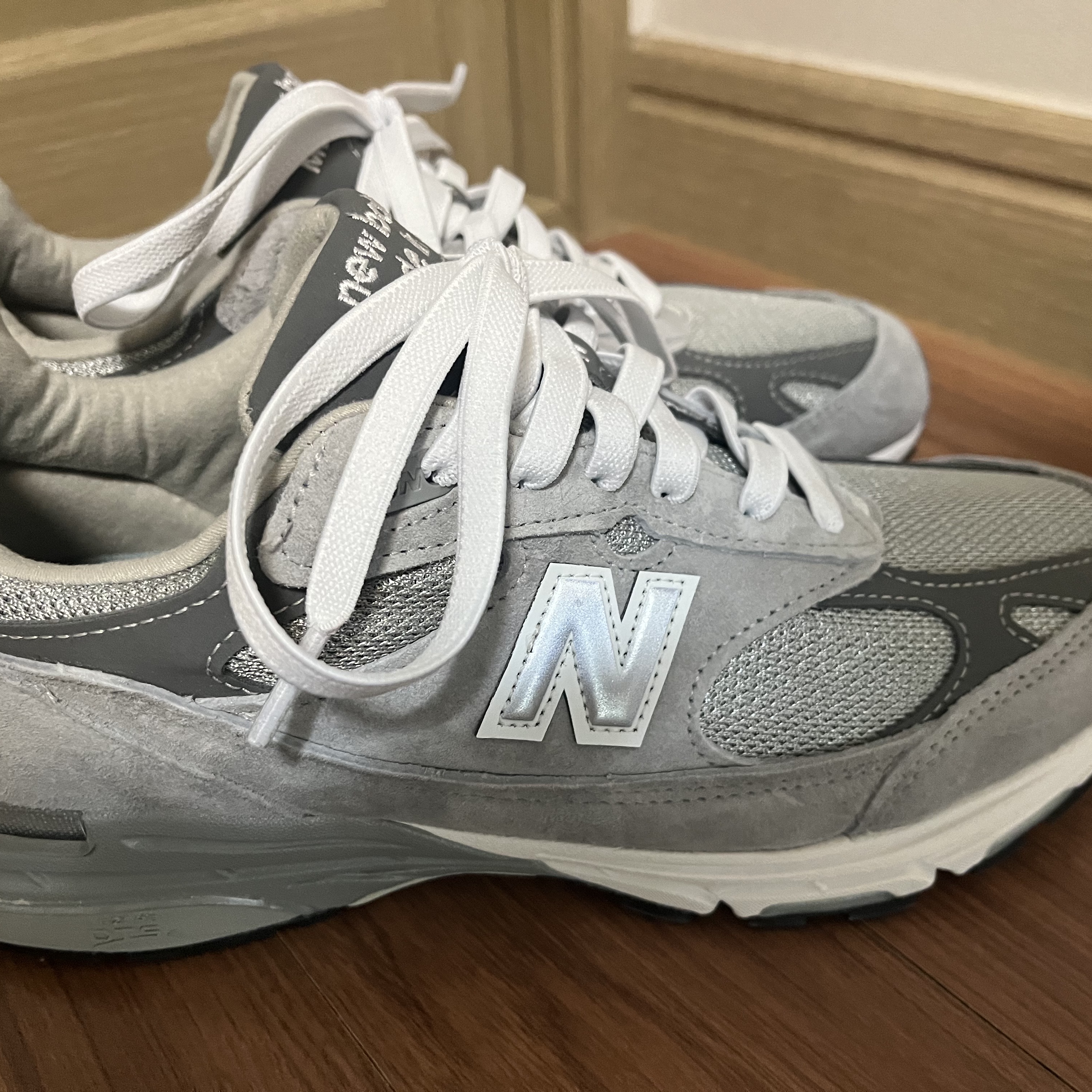 New Balance 993 Made in USA Grey - D Standard 착용 스타일