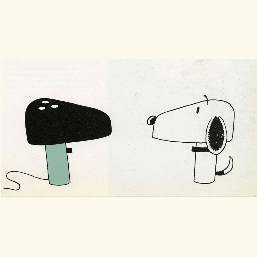 Flos Snoopy Black 착용 스타일 - 3