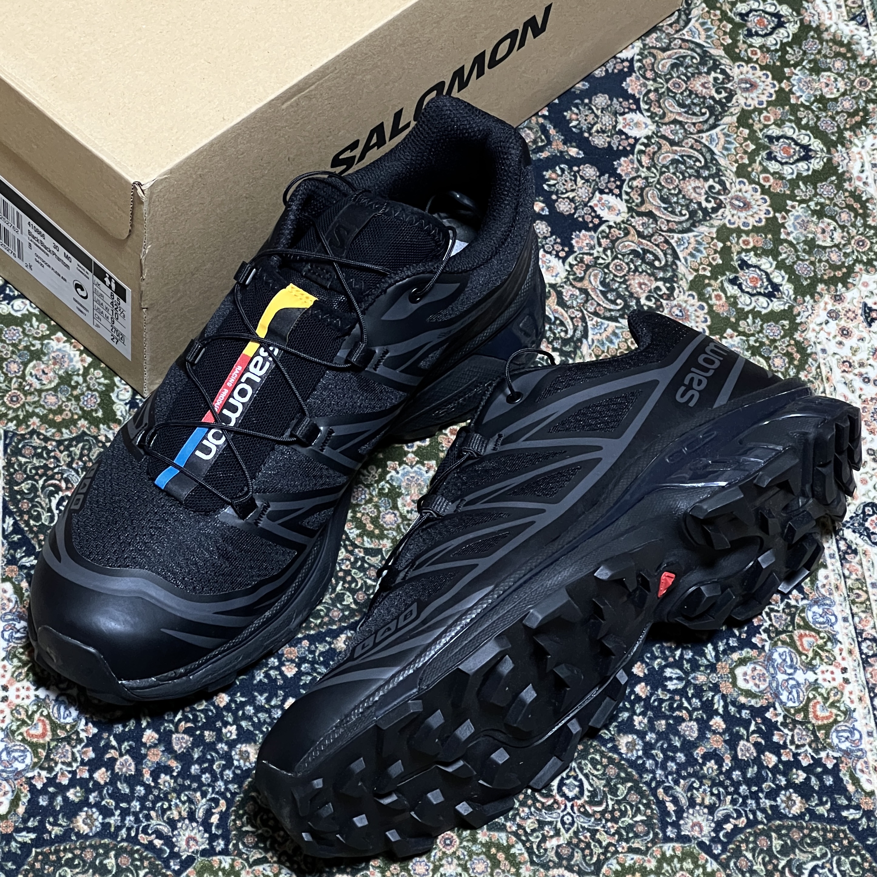 Salomon XT-6 ADV Black 착용 스타일