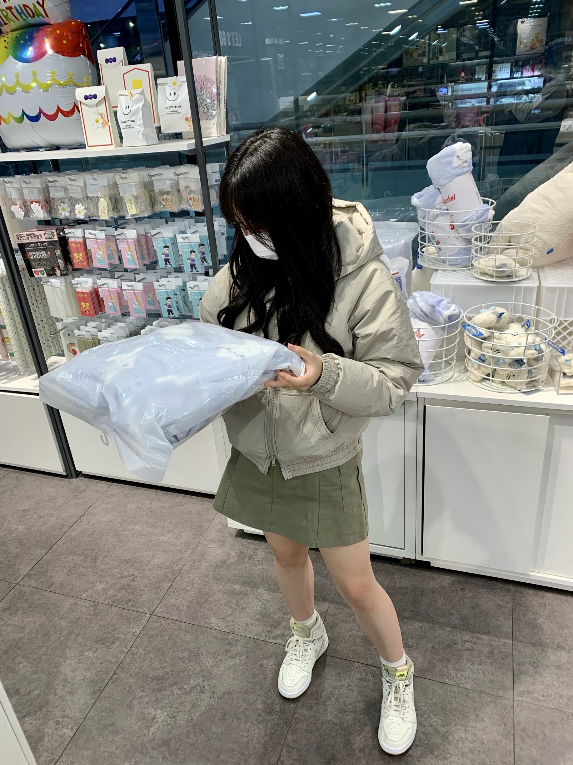 (W) Jordan 1 Zoom Air CMFT Sail 착용 스타일 - 1