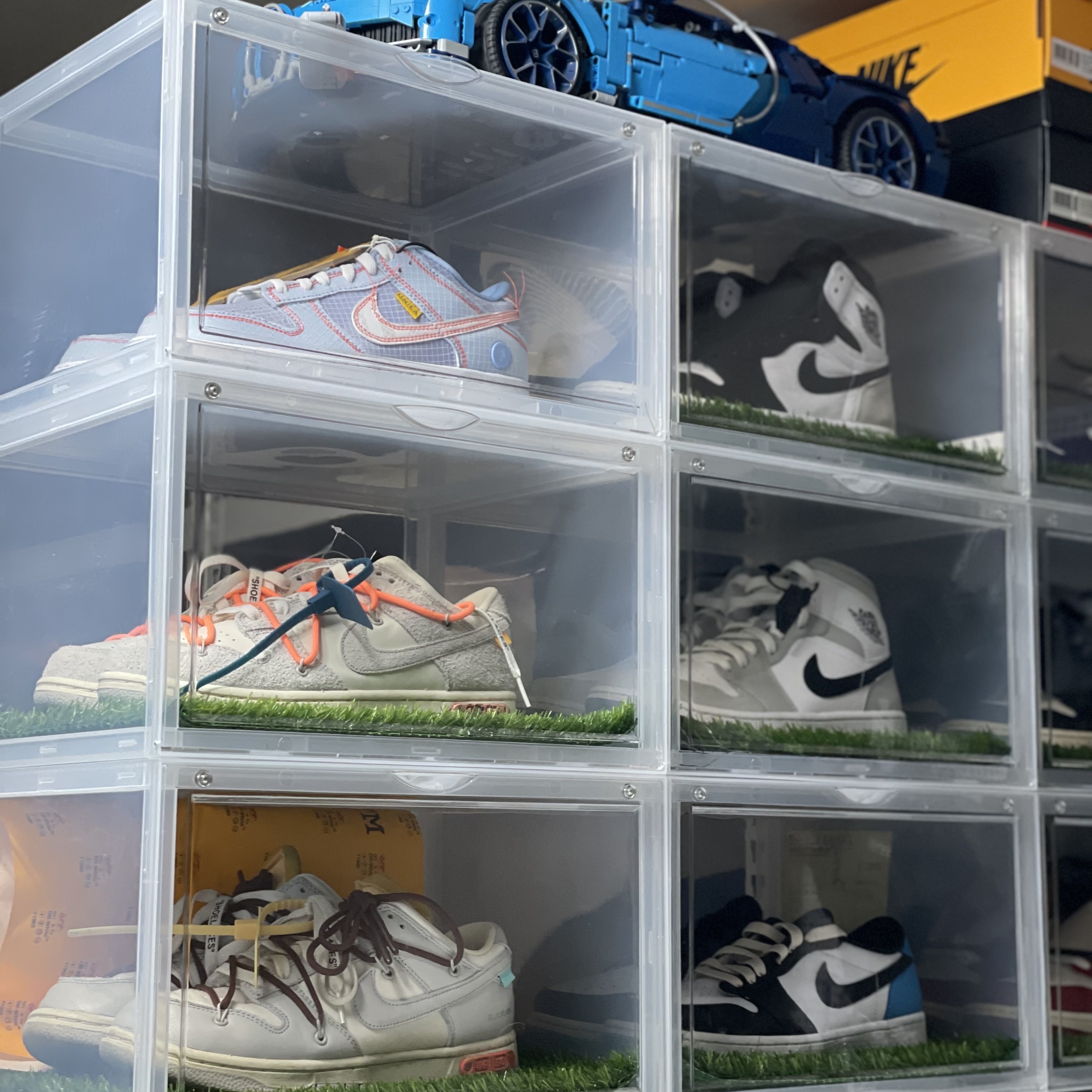Nike x Union Dunk Low Passport Pack Argon, Nike x Off-White Dunk Low The 50 - Lot 46 착용 스타일