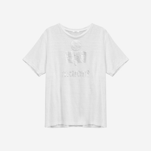 (W) 이자벨 마랑 즈웰 로고 티셔츠 화이트 - 23SS
