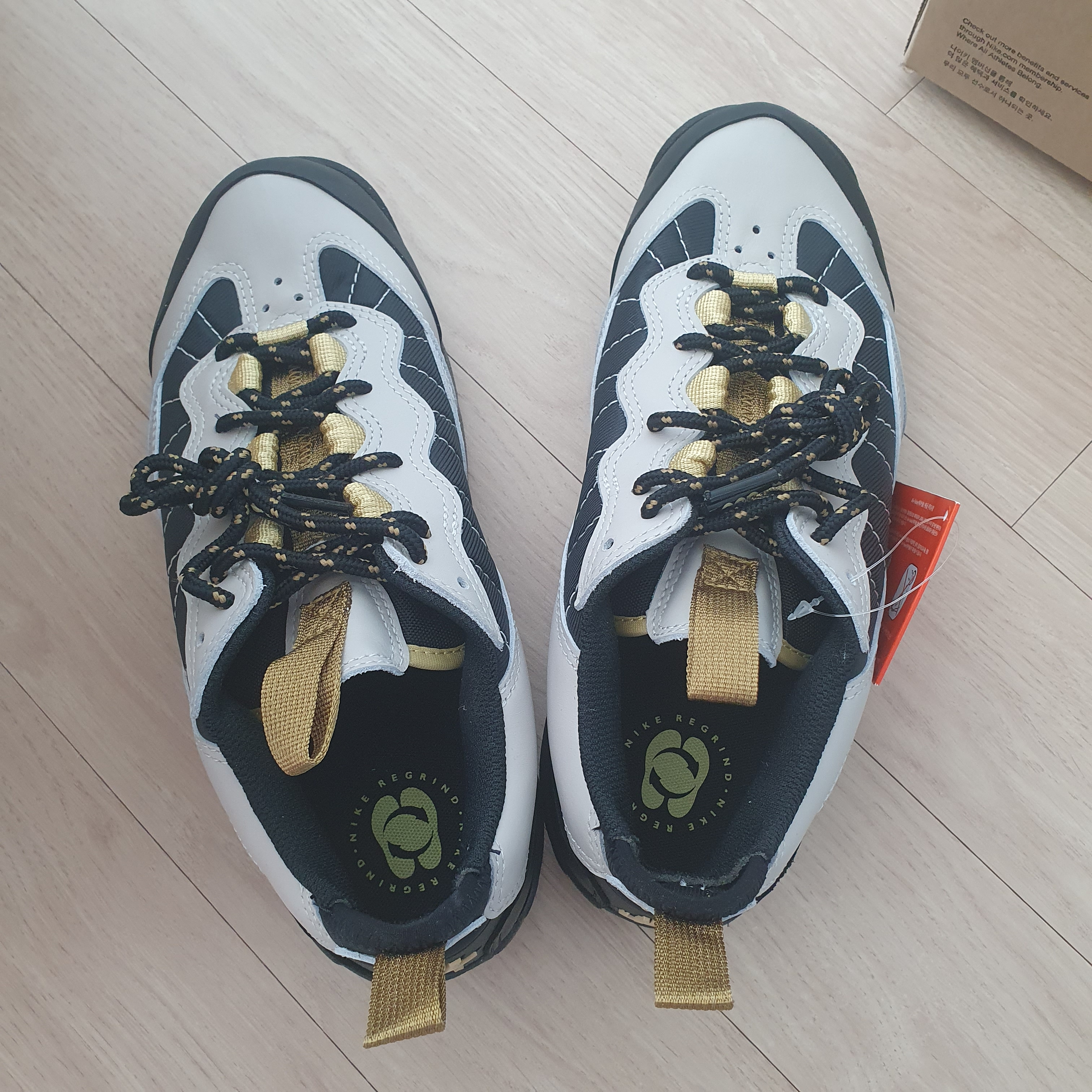 Nike ACG Air Mada Black and Celery Light Bone 착용 스타일 - 1