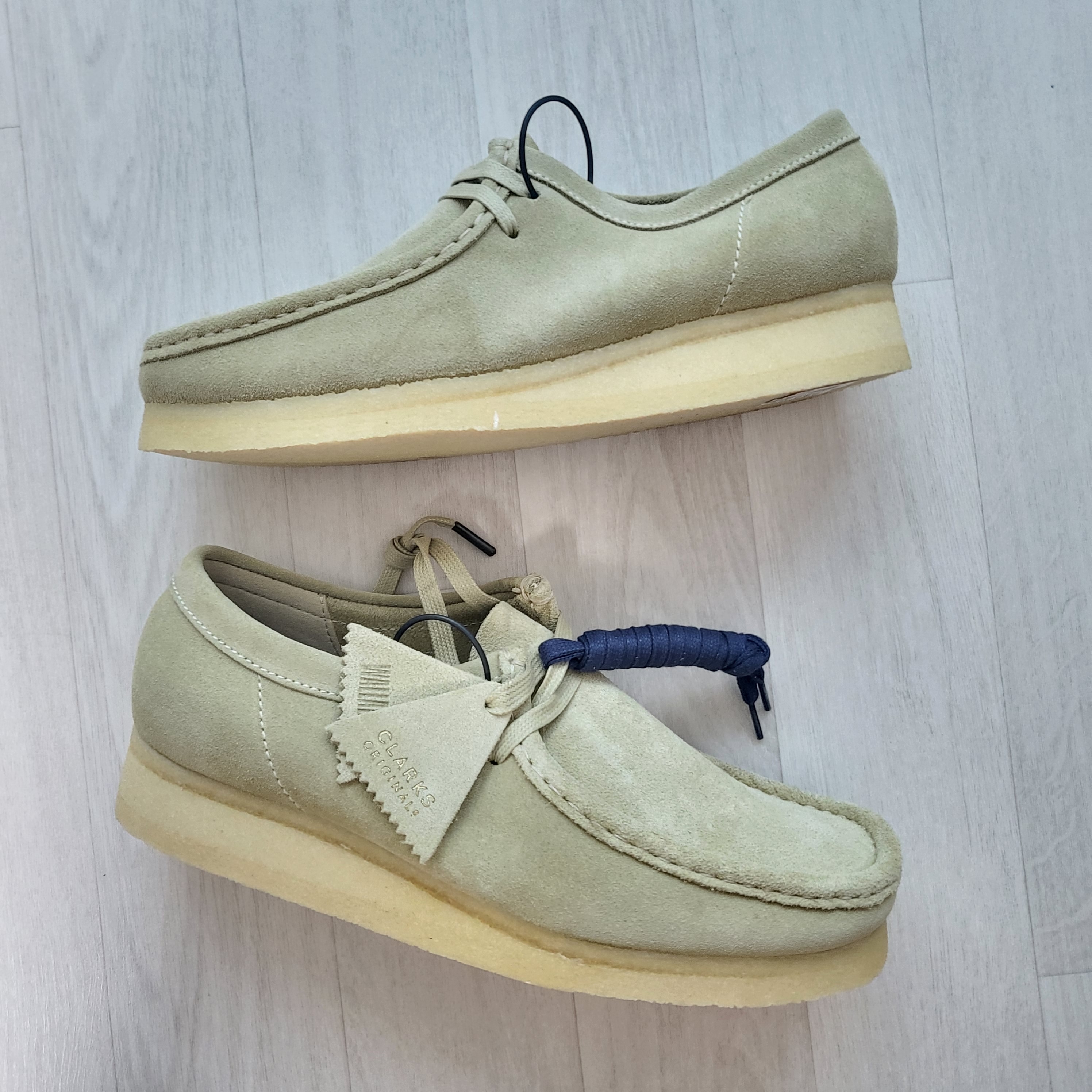 Clarks Wallabee Maple Suede 착용 스타일