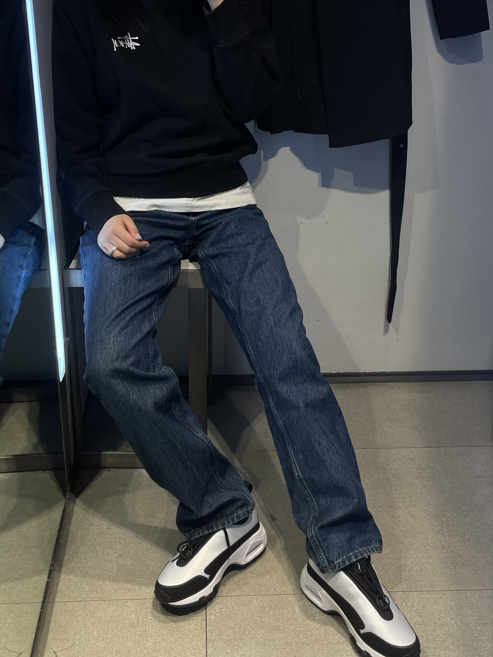 Nike x Comme des Garcons Homme Plus Air Max Sunder SP White Black 착용 스타일 - 3