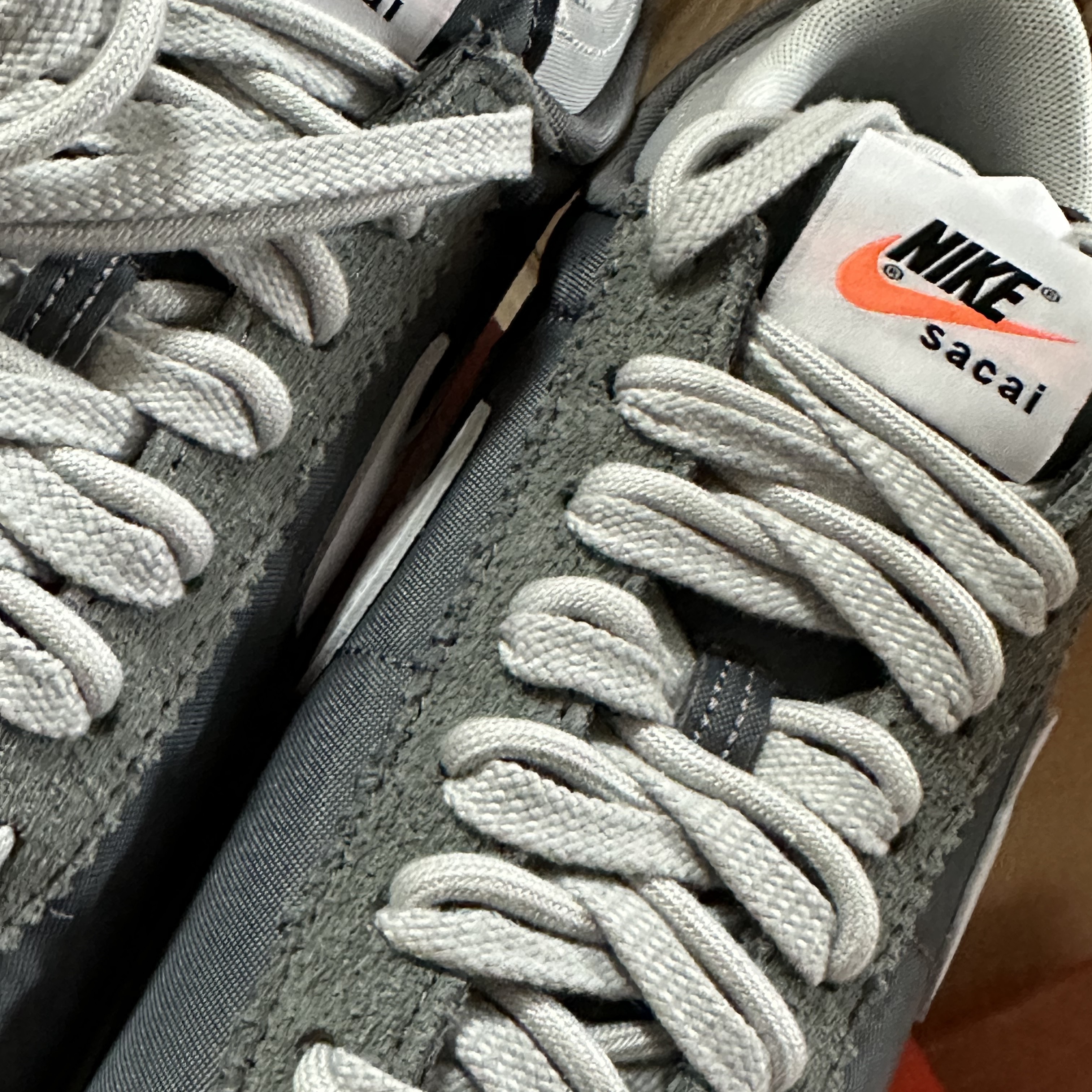 Nike x Sacai Zoom Cortez SP Iron Grey 착용 스타일 - 1