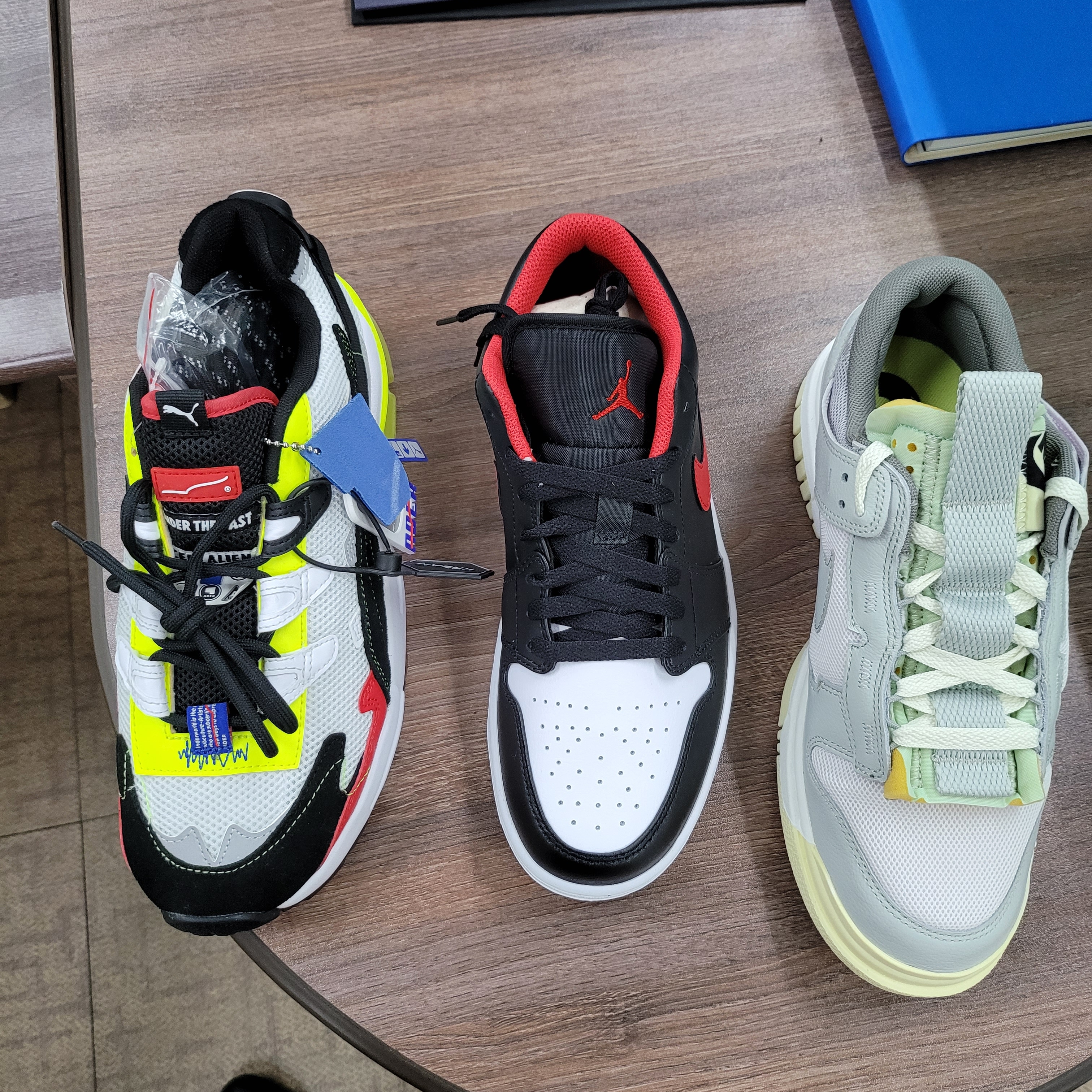 Puma x Ader Error Cell Alien White Black 착용 스타일 - 3