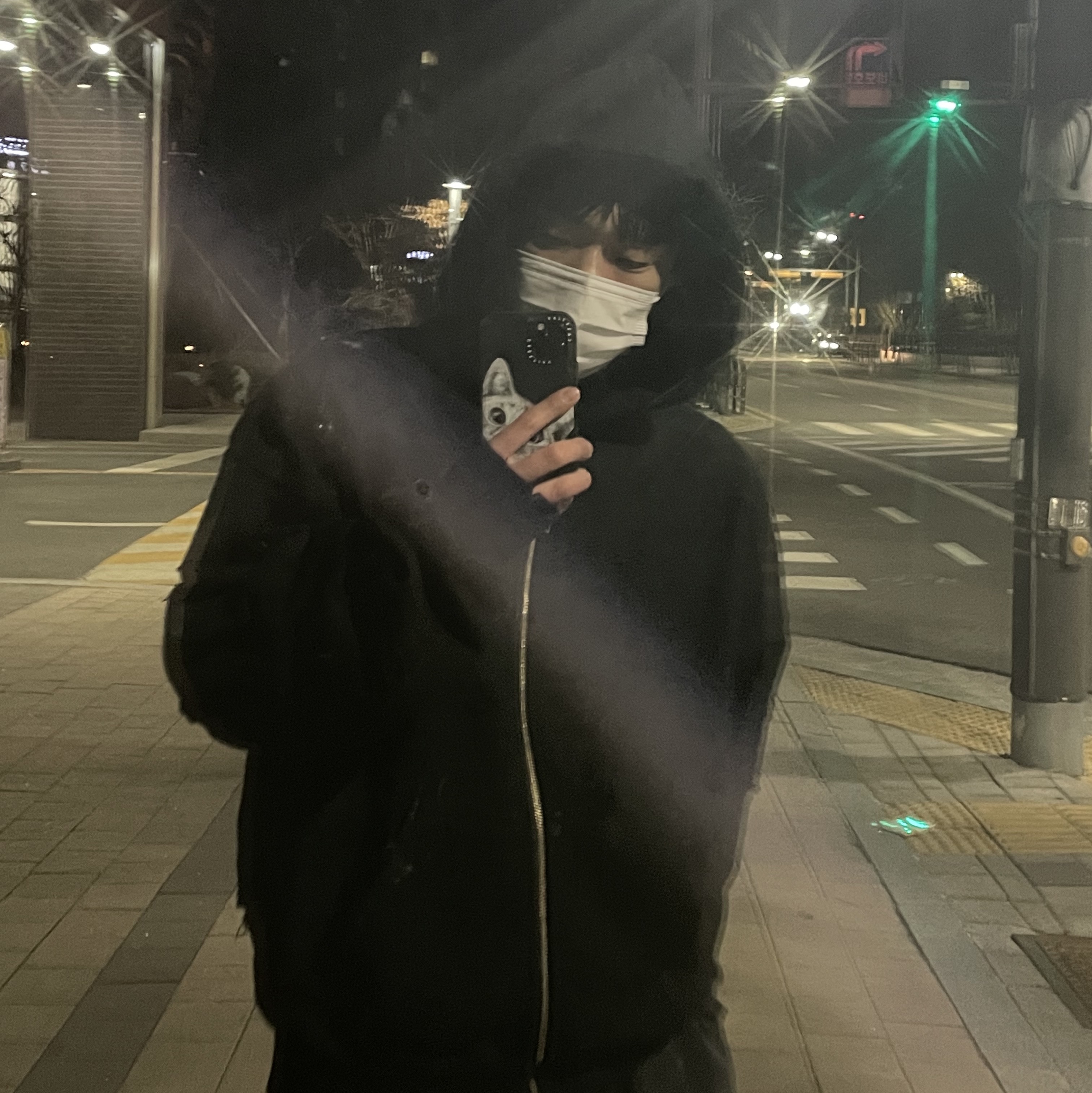 Undermycar Otter Oversized Damage-Washed Hood Zip-Up Sepia - 22FW 착용 스타일 - 3