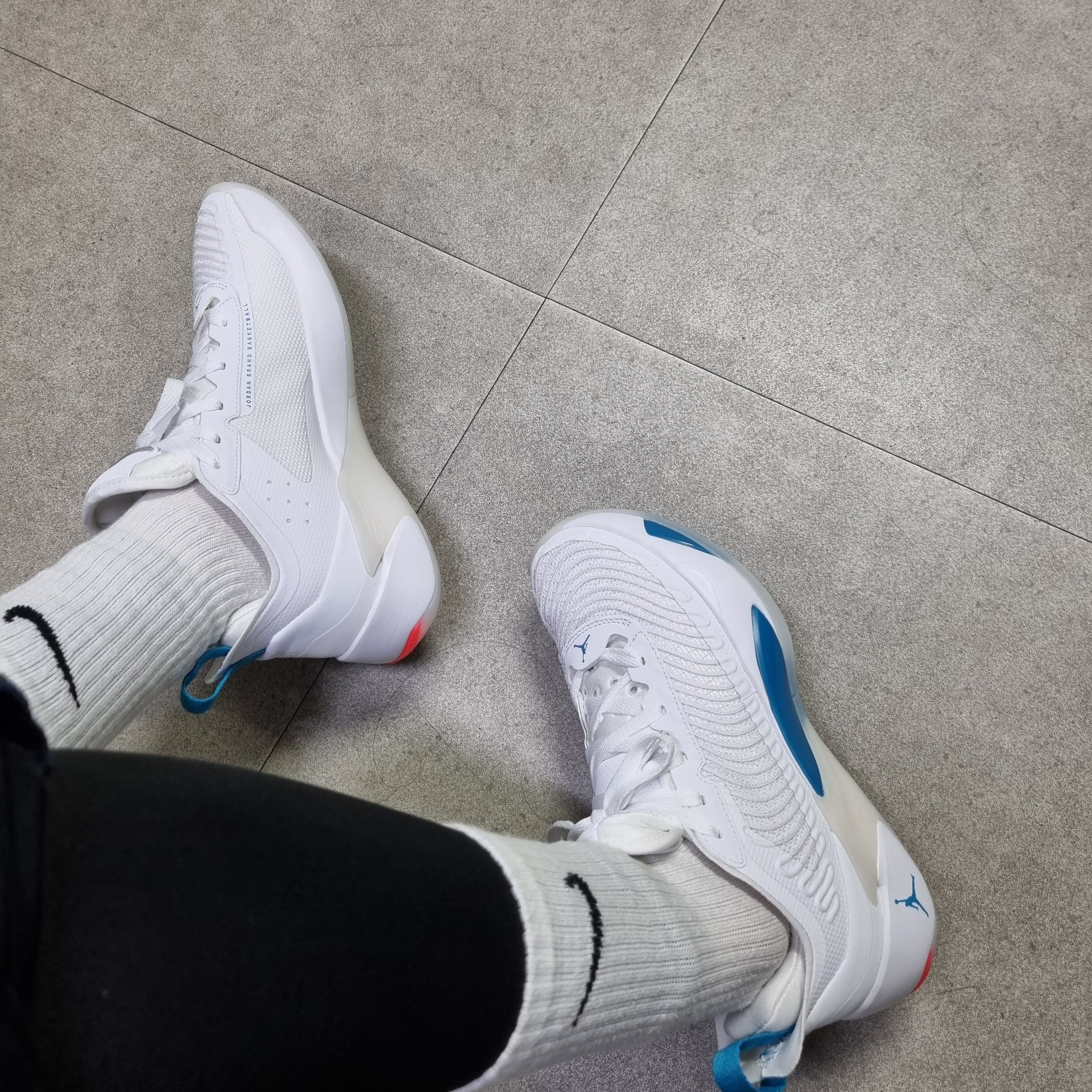 Jordan Luka 1 PF Neo Turquoise 착용 스타일 - 3