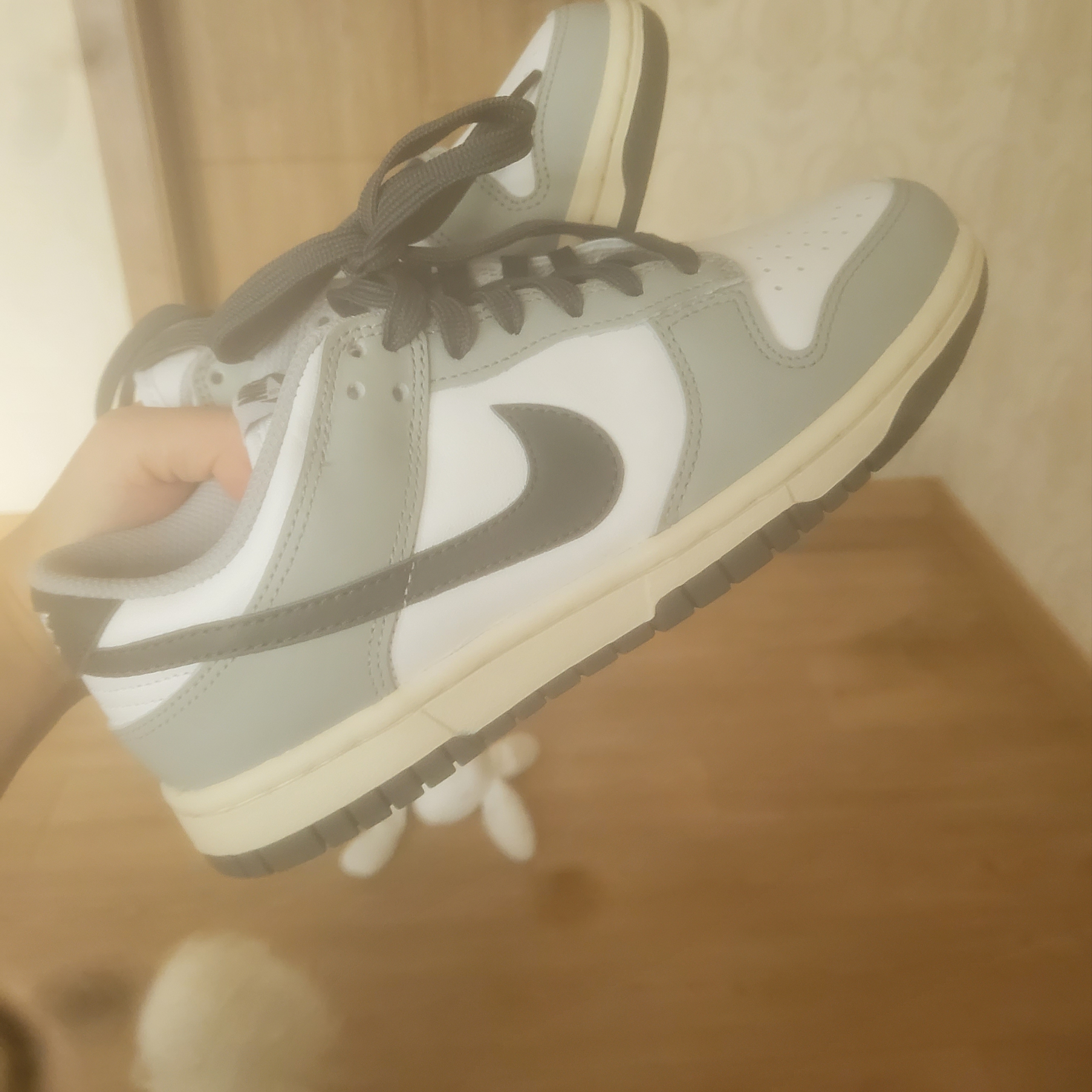 (W) Nike Dunk Low Light Smoke Grey 착용 스타일