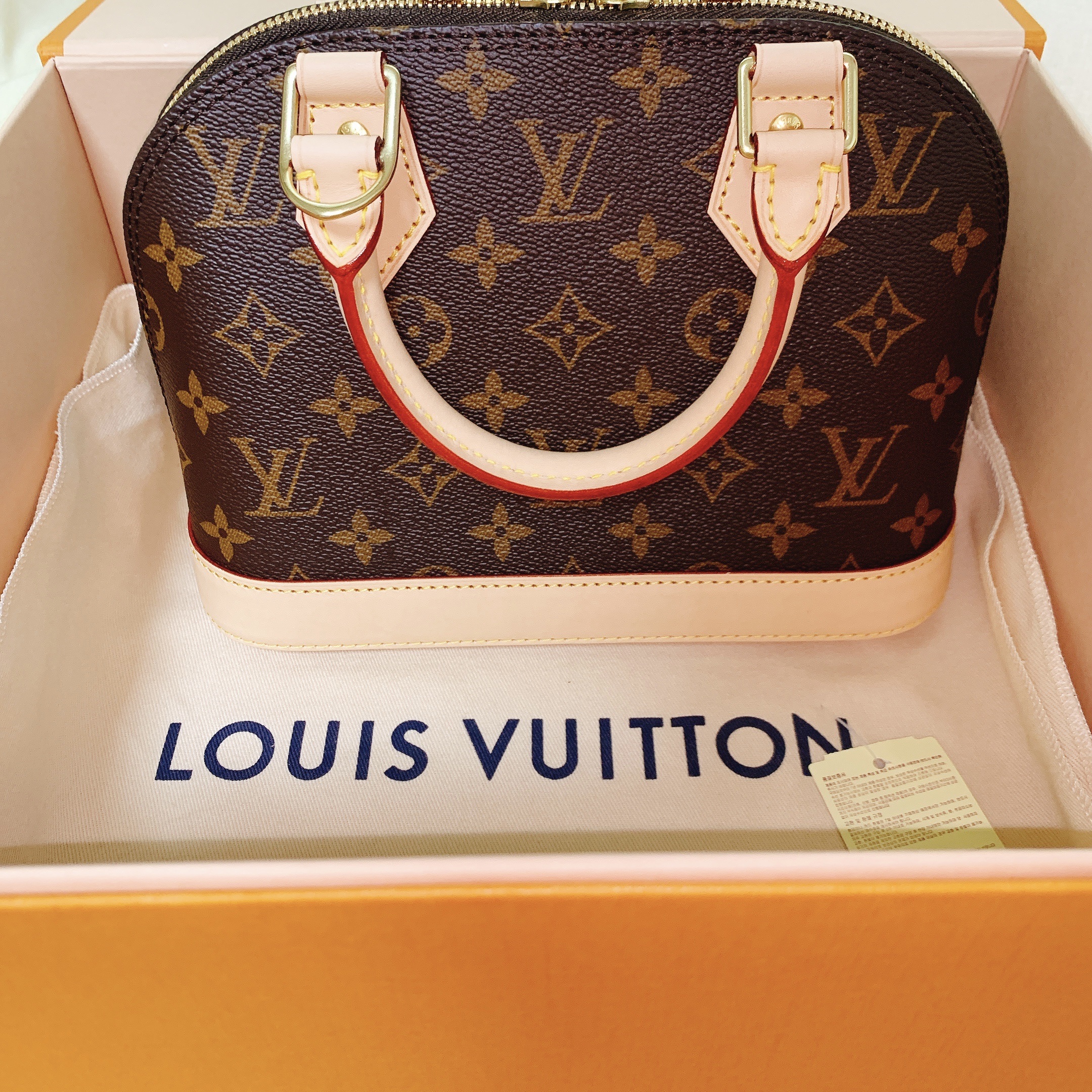 Louis Vuitton Alma BB Monogram 착용 스타일 - 2