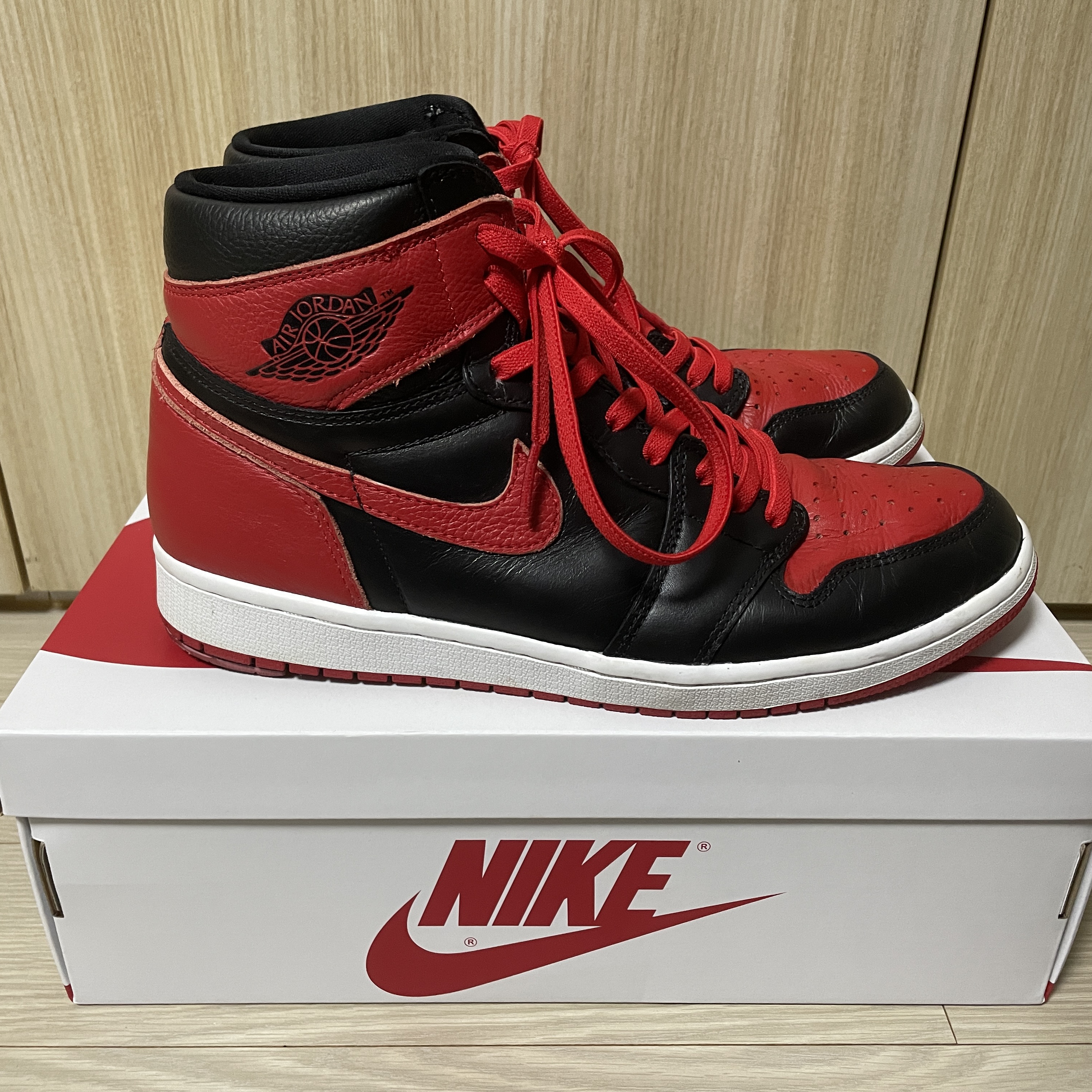 Jordan 1 Retro High OG Heritage, Jordan 1 Retro High OG Bred Banned 2016 착용 스타일 - 2