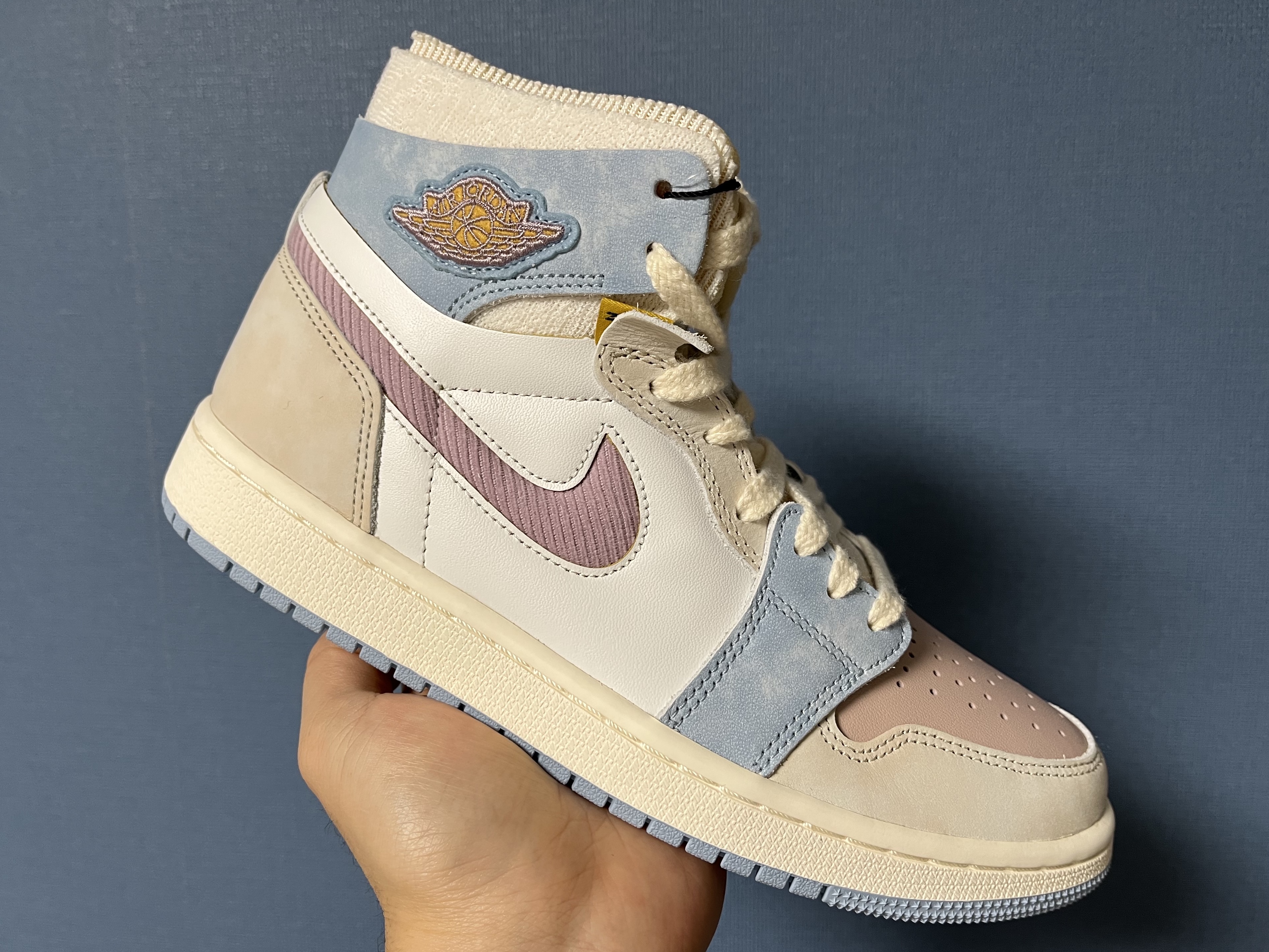 (W) Jordan 1 Zoom Air CMFT Pink Oxford Plum Fog 착용 스타일