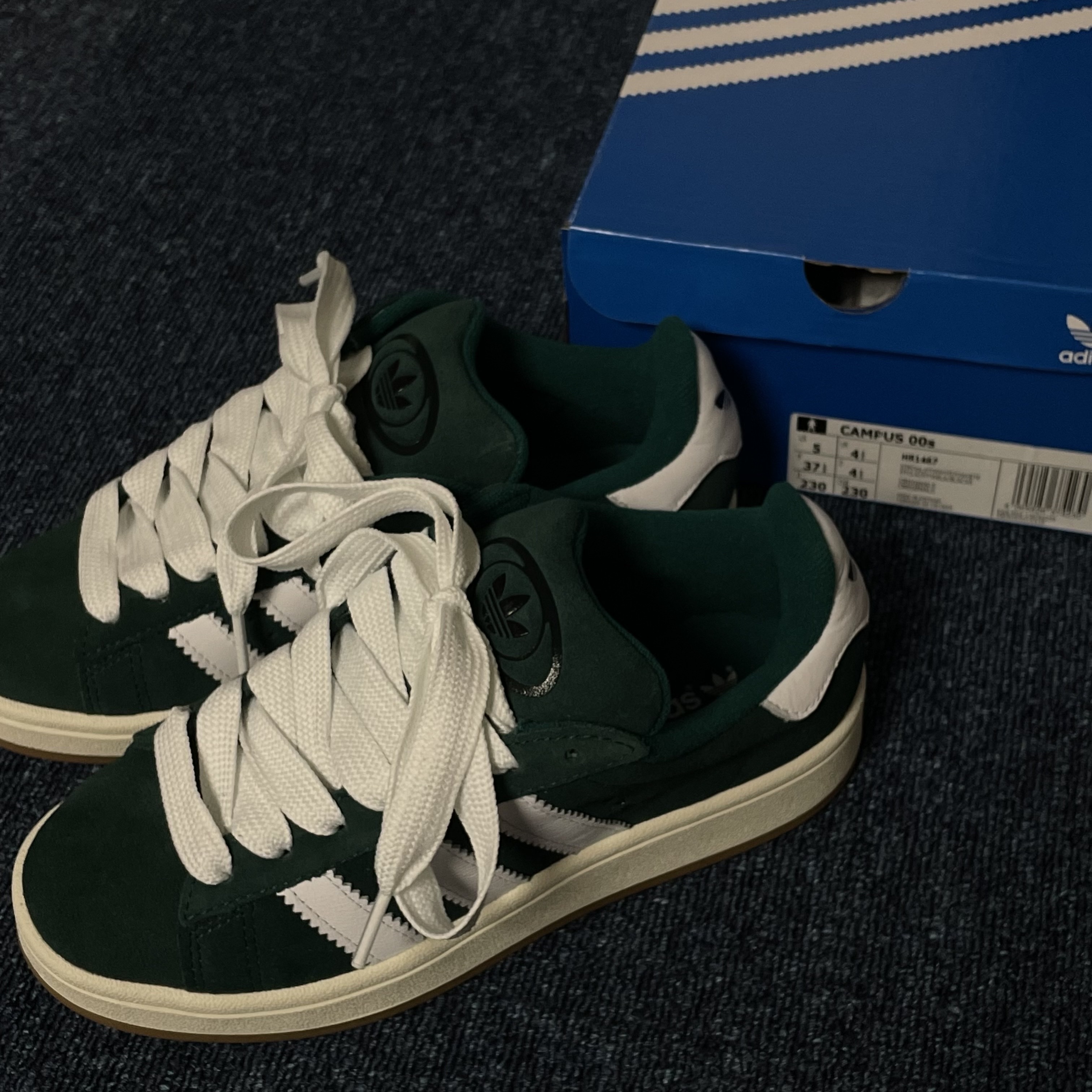 Adidas Campus 00s St Forest Glade 착용 스타일 - 1